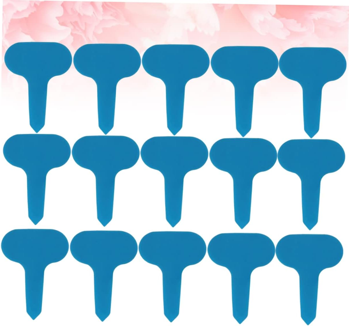 Yardwe 200Pcs Plant Label Sticks Plastic Gardening Inserted Card Plant Marker Flower Label for Garden Decoration Outdoor Use - Blue image number 3