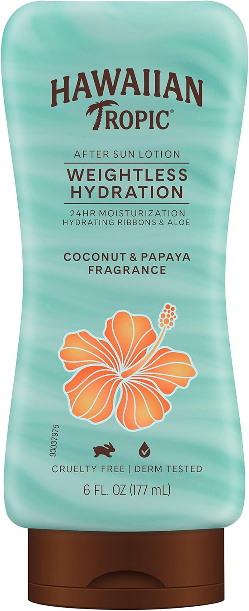 Hawaiian Tropic Silk Hydration Weightless after Sun Gel Lotion with Hydrating Aloe and Gel Ribbons, 6 Ounce image number 1