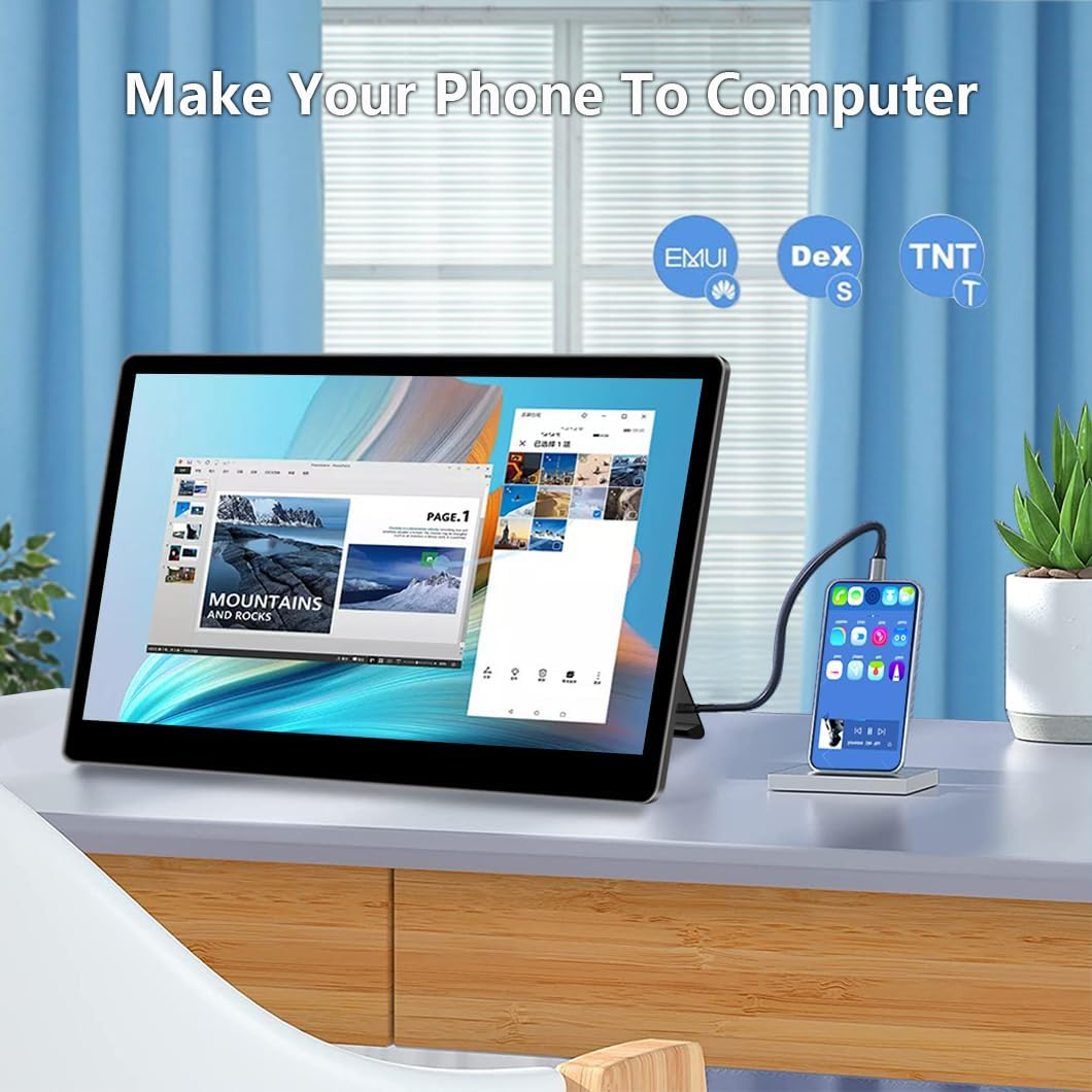 15.6 Inch 3K Touchscreen Portable Monitor, IPS 2880 * 1620,100% Srgb Mobile Monitor Eye Care Game Display Built Usb-C/Hdmi/Mini DP with Folding Kickstand for Pc,Laptop,Game Console