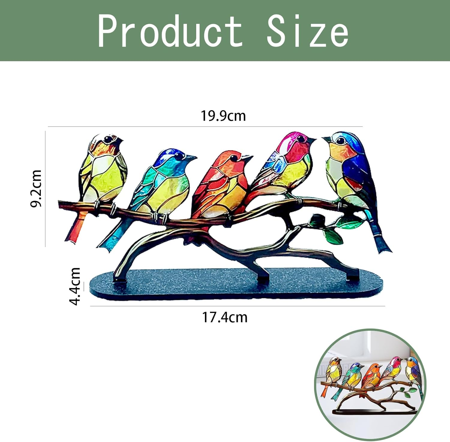 Decorative Home Accessories, Ornaments, Living Room Decor, Home Decor Gift Modern Style, Tabletop Bird Decoration for Living Room, Bedroom, Office Desktop, Cabinets image number 6