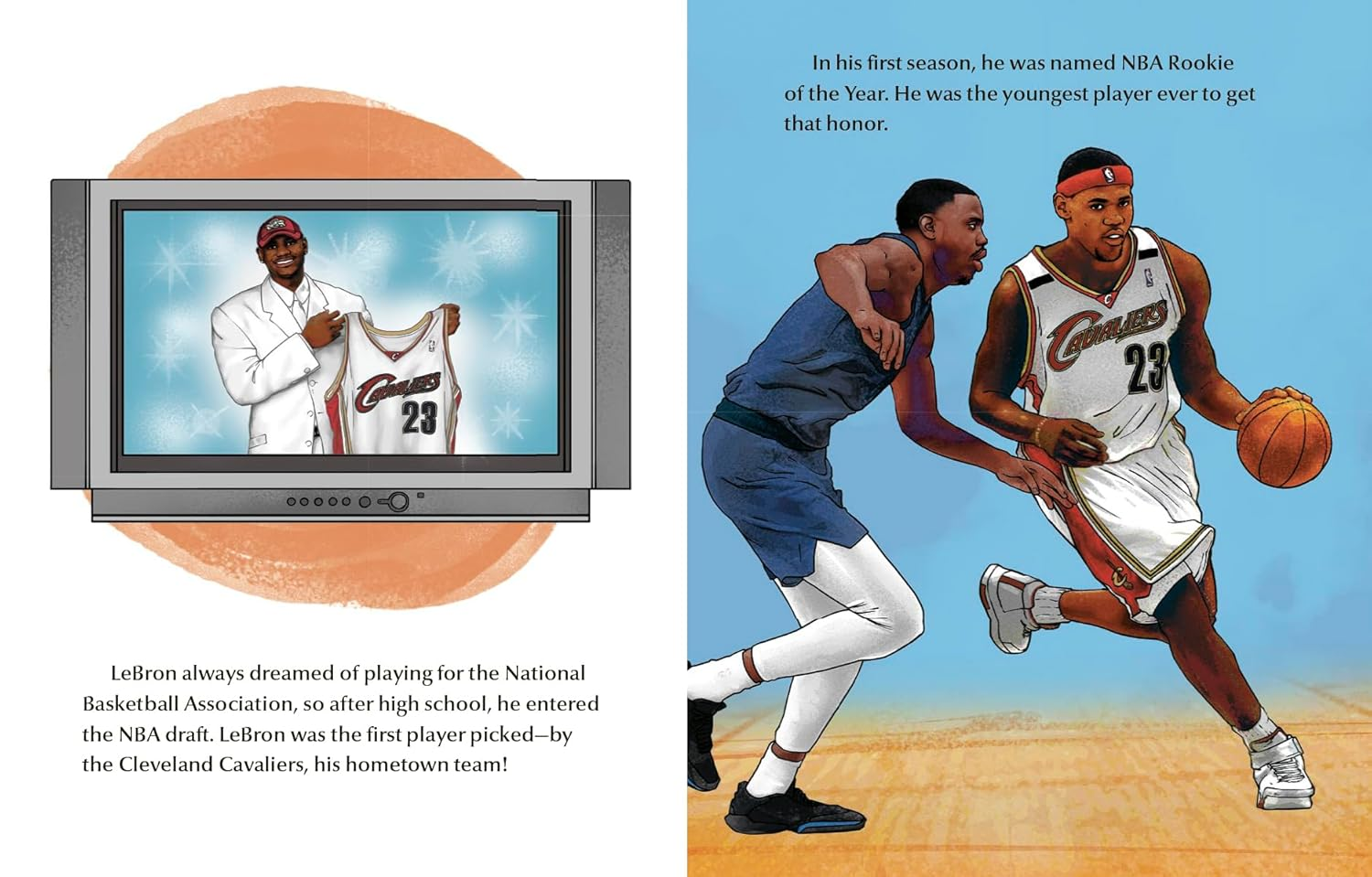 Lebron James: a Little Golden Book Biography image number 2
