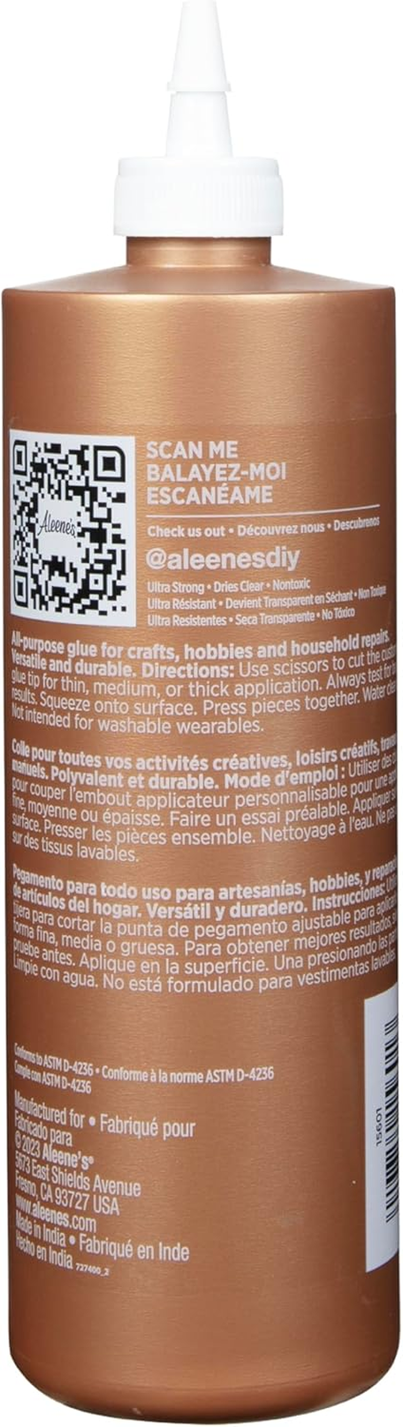 Aleene'S 15601 Gold Tacky Glue, 473Ml image number 5