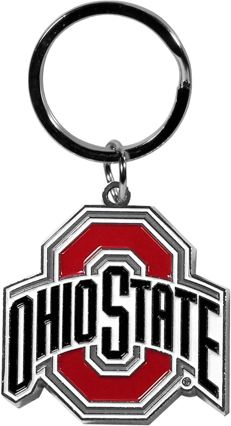 Siskiyou Sports NCAA Chrome and Enameled Key Chain