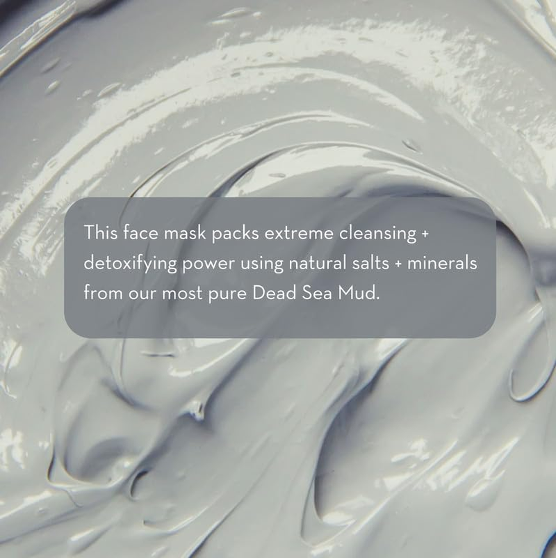 Pure Body Naturals Dead Sea Mud Mask - Face Mask and Body Mud for Acne, Blackheads, and Oily Skin - Facial Self Care for Men and Women - Minimize Pores with Deadsea Mud, Clay, Charcoal - 8.8 Ounce image number 4