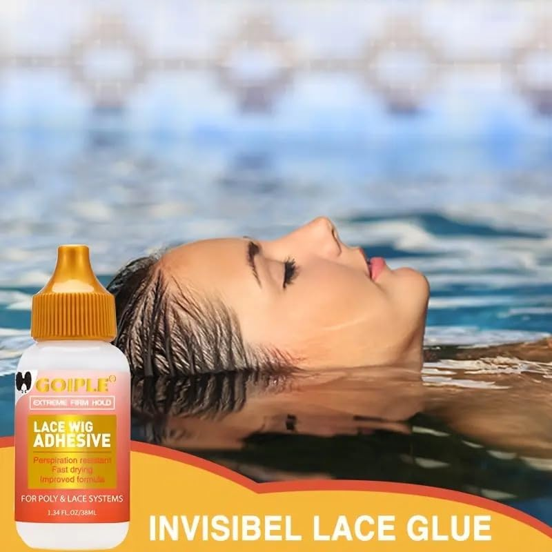 GOIPLE Professional Lace Wig Kit, 38Ml Gentle Solvent, for Toupee and Frontal Systems image number 6