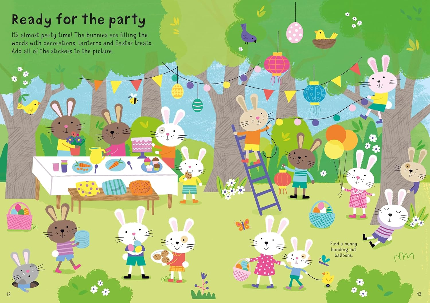 Little First Sticker Book Easter Bunnies: an Easter and Springtime Book for Children image number 3