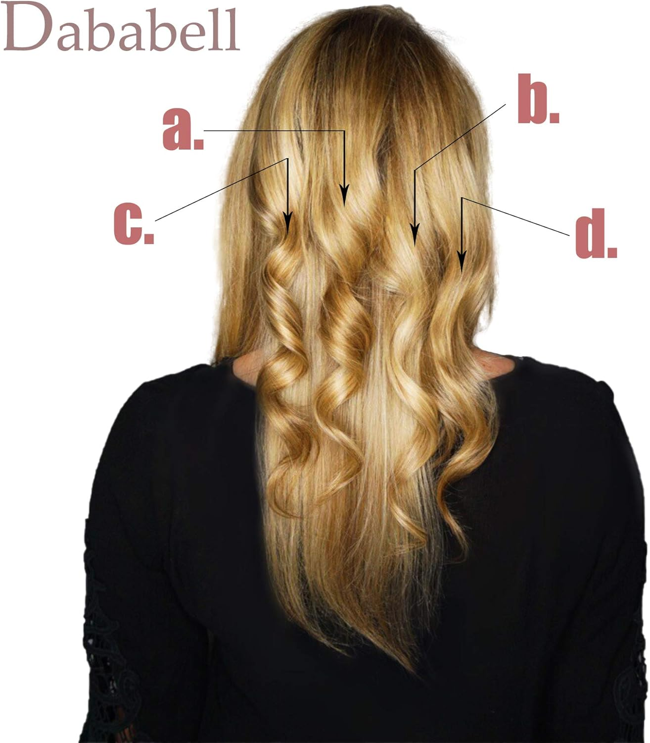 Dababell 40Pcs Black Soft Foam Sponge Hair Rollers - Overnight, Travel, Salon Style at Home