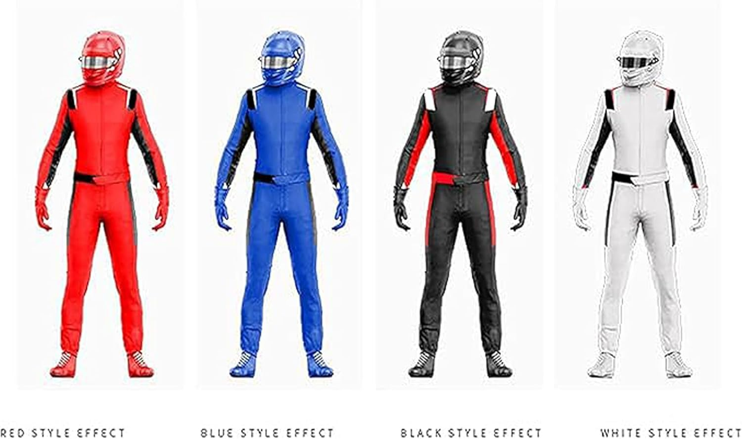 Legou Kart Racing Suit One Piece Track Racing Suit Karting Suit image number 2