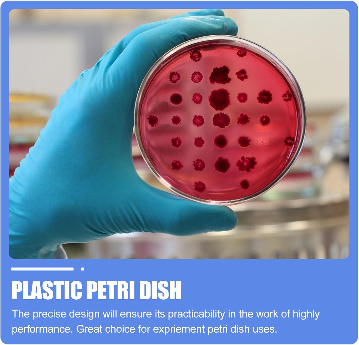 Plastic Petri Dishes with Lid - 20Pcs Agar Plates, Clear Empty Dish for School Science Project Microorganisms Cell Yeast - Petri Dishes with Lid Bulk Suite - 70Mm X 15Mm image number 1