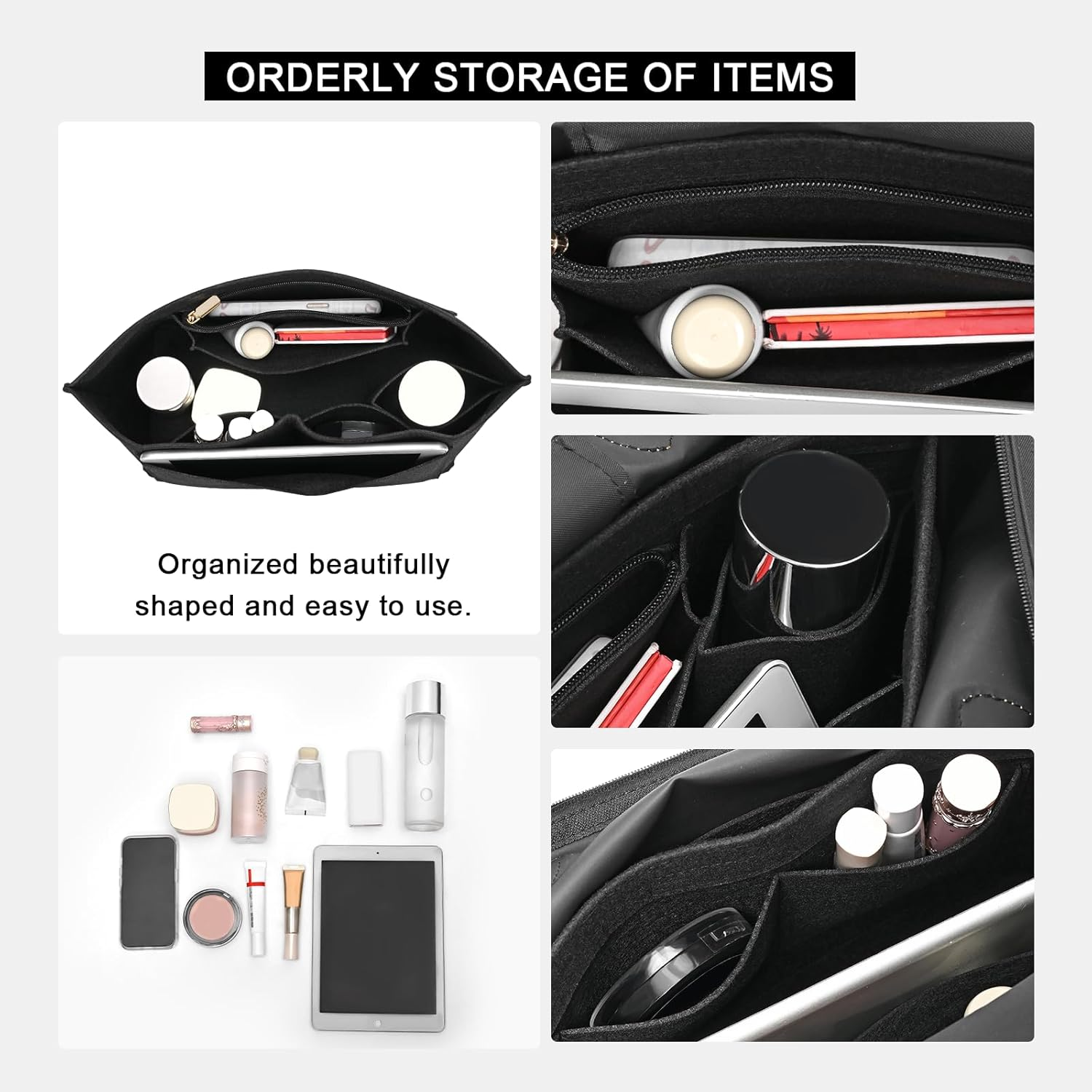 Felt Organizer Compatible with Longchamp image number 2