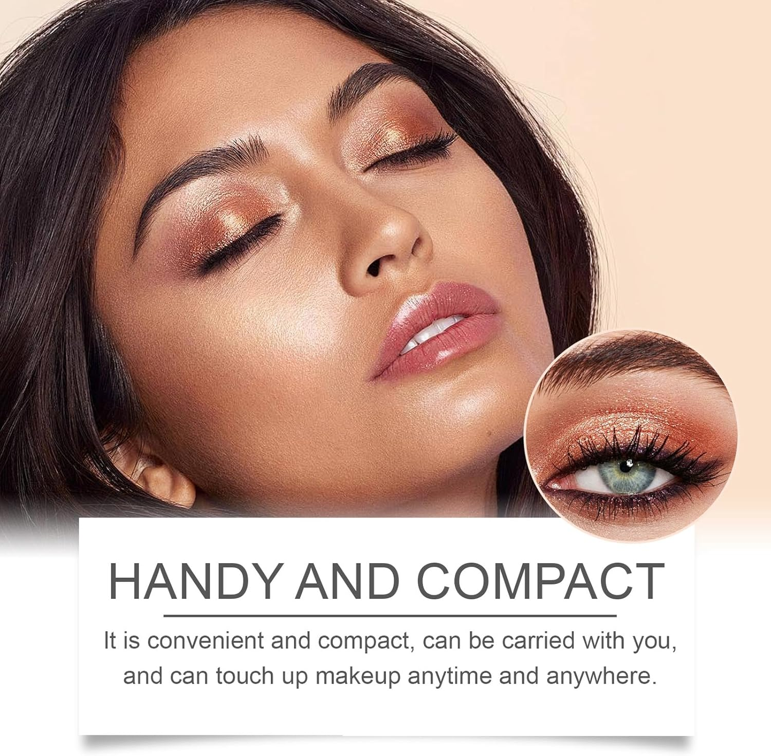 YUYTE Eyeshadow Stencil, Reusable Eye Make-Up Tool, 2 Pieces, Crescent Shape with Ruffled Edge for Delicate, Bold Eyes, Looks Friendly image number 4