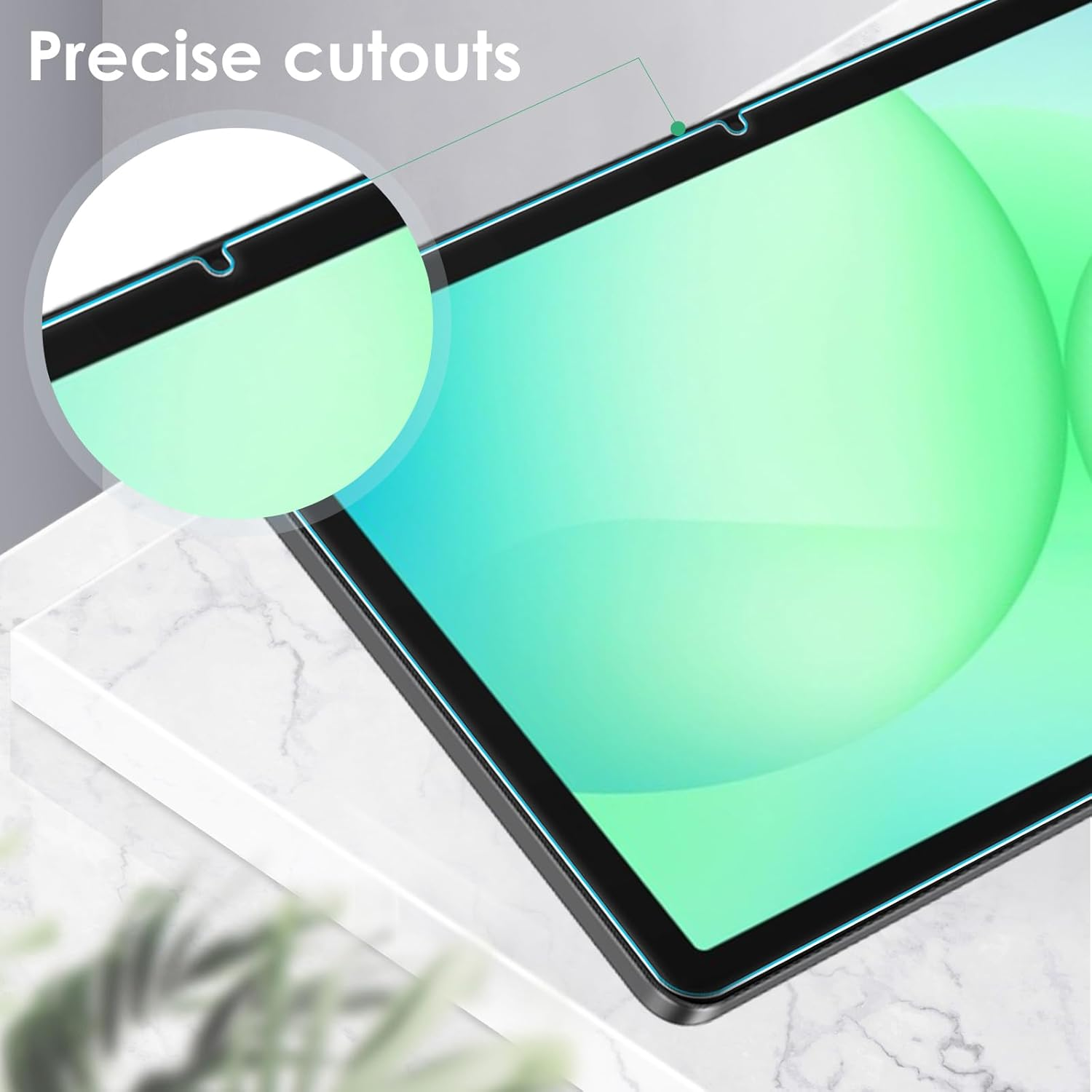 [3 Pack] Screen Protector Compatible with Samsung Galaxy Tab A11 Plus/Tab A9+ / A9 plus 11" SM-X210/X215/X216, 9H Hardness, HD Clear, Scratch-Resistant, Bubble Free, Easy Installation image number 2