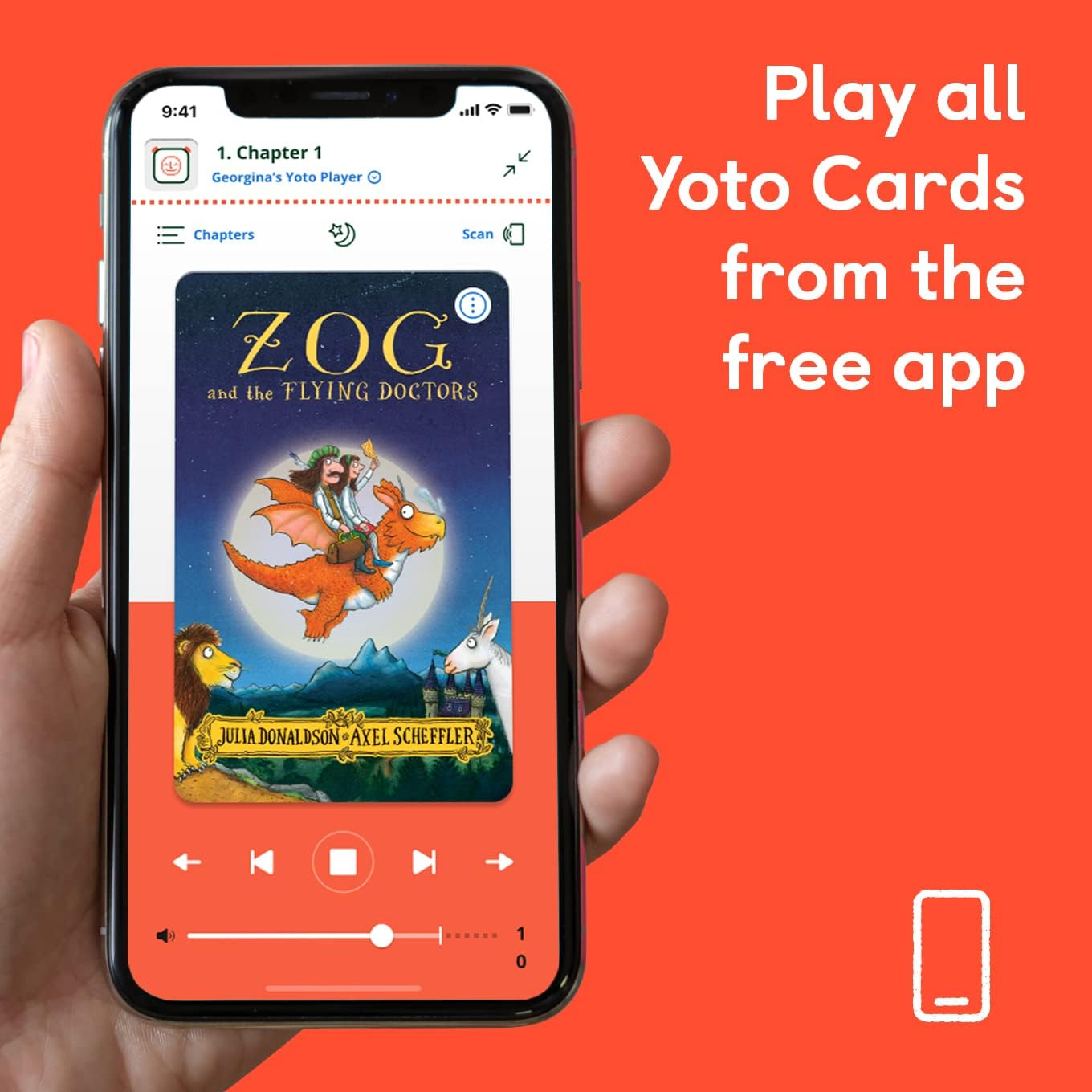 Yoto Zog & the Flying Doctors by Julia Donaldson &ndash; Kids Audio Card for Use with Player & Mini All-In-1 Audio Player, Screen-Free Listening with Fun Stories for Playtime, Bedtime & Travel, Ages 3+ image number 2