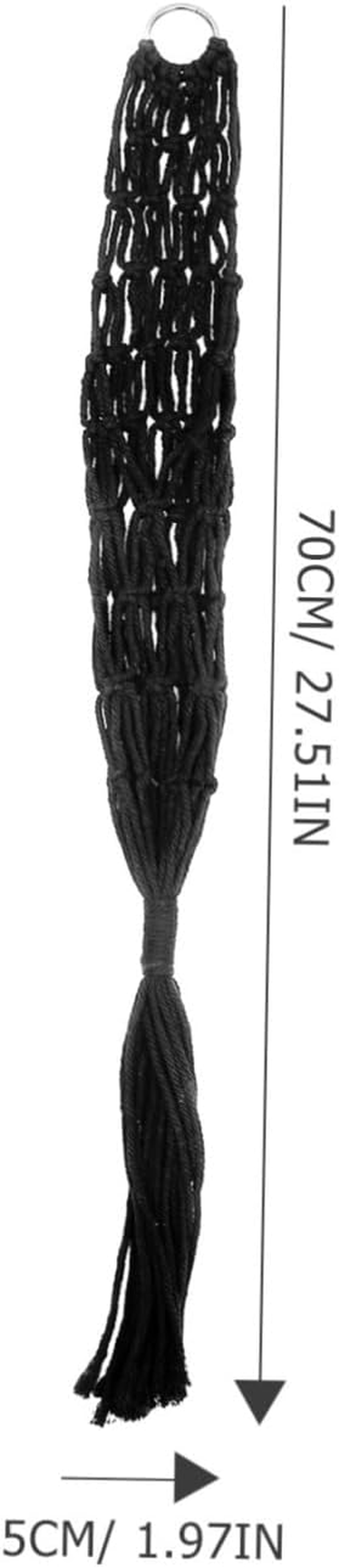 OKUMEYR Hanging Kitchen Fruit Basket and Vegetable Holder, Black Mesh Storage Net, Sturdy Kitchen Organizer for Fruits, Onions, and Vegetables, Space-Saving Hanging Basket for Home image number 2