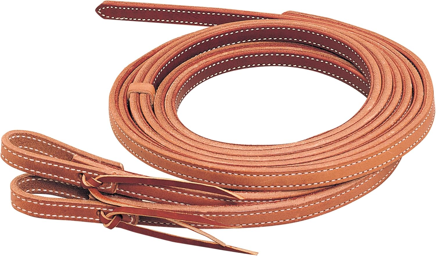 Weaver Leather Weaver Leather Doubled and Stitched Heavy Harness Split Reins, 5/8" X 8' 50-1565, Russet, 5/8" X 8'