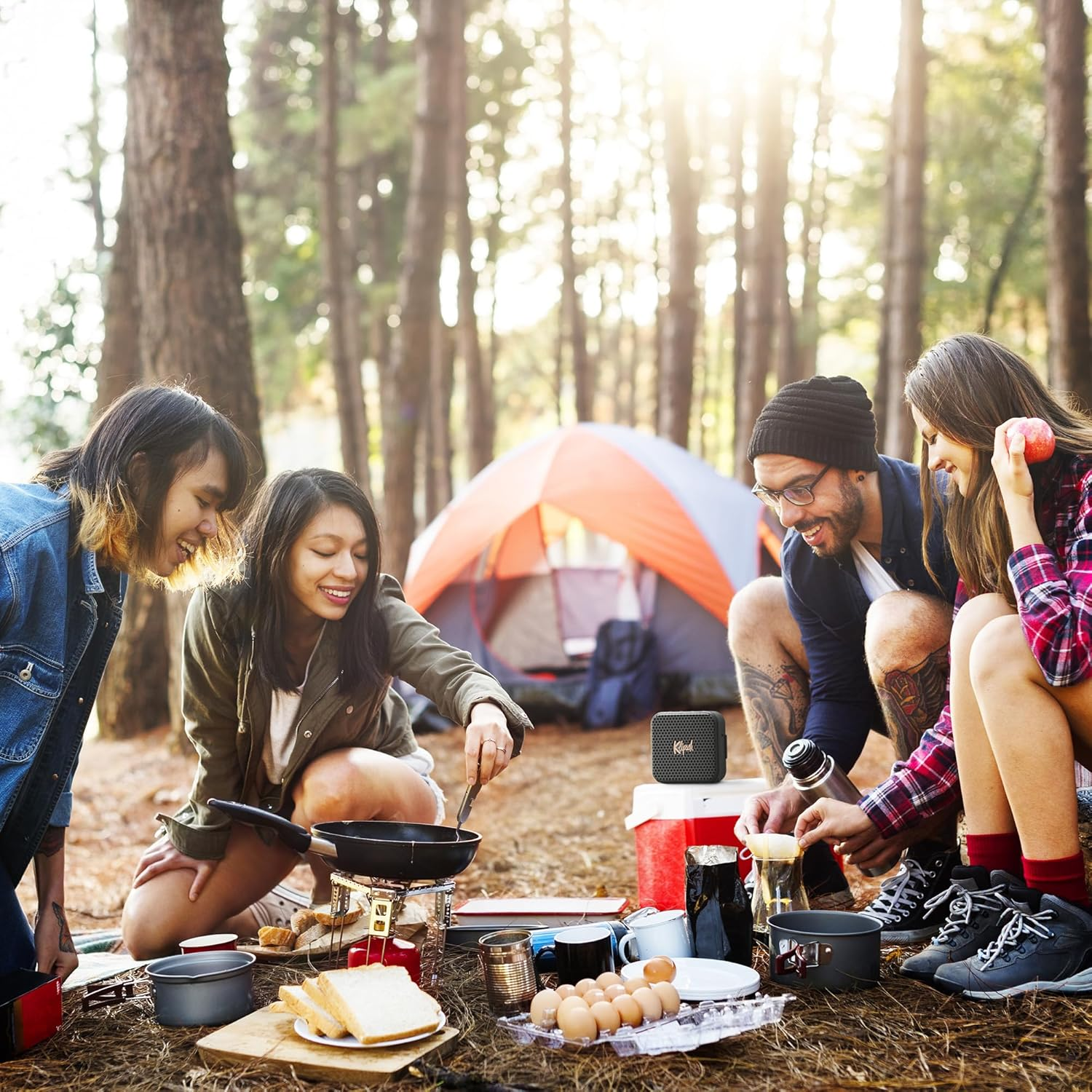 Klipsch Austin, Portable Bluetooth Speaker, 1.5" Full Range Driver, IP67 Dust and Waterproof Rating, 12 Hours of Playtime for a Premium Live Concert Experience, Black image number 1