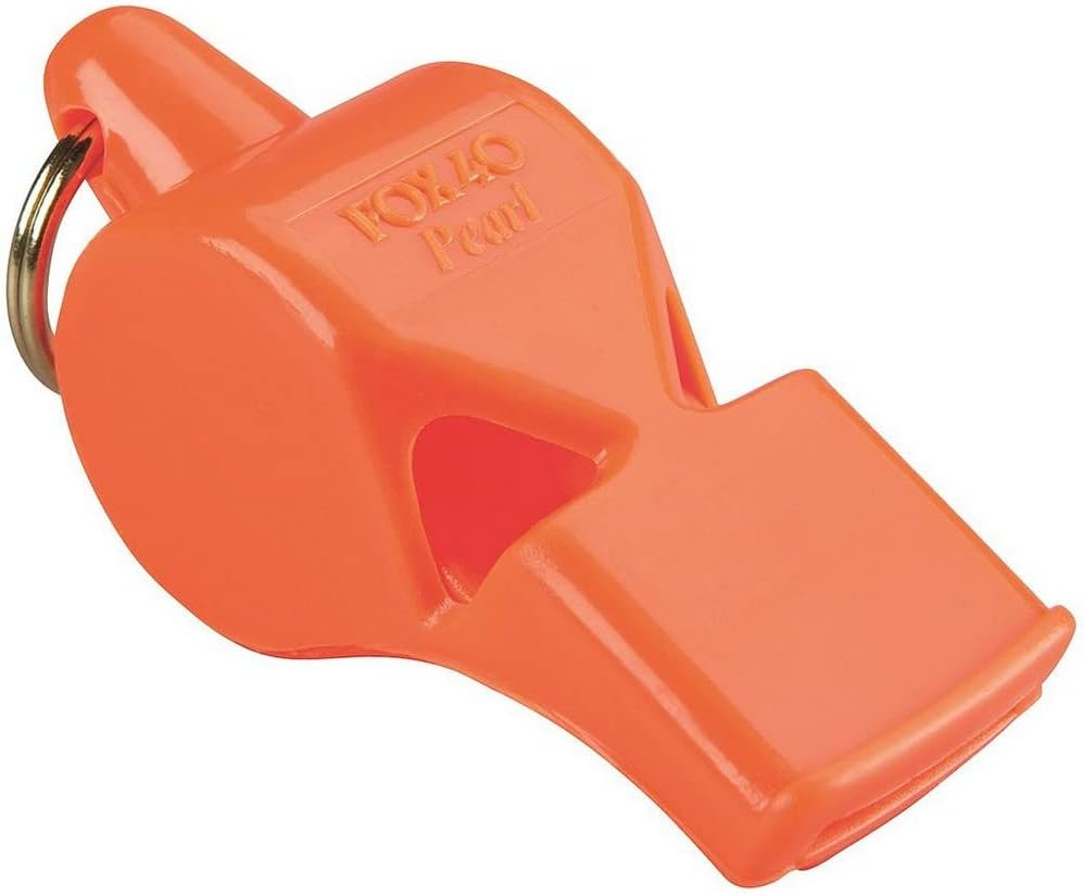 Fox 40 Pearl Safety Whistle and Strap - Orange, F/S