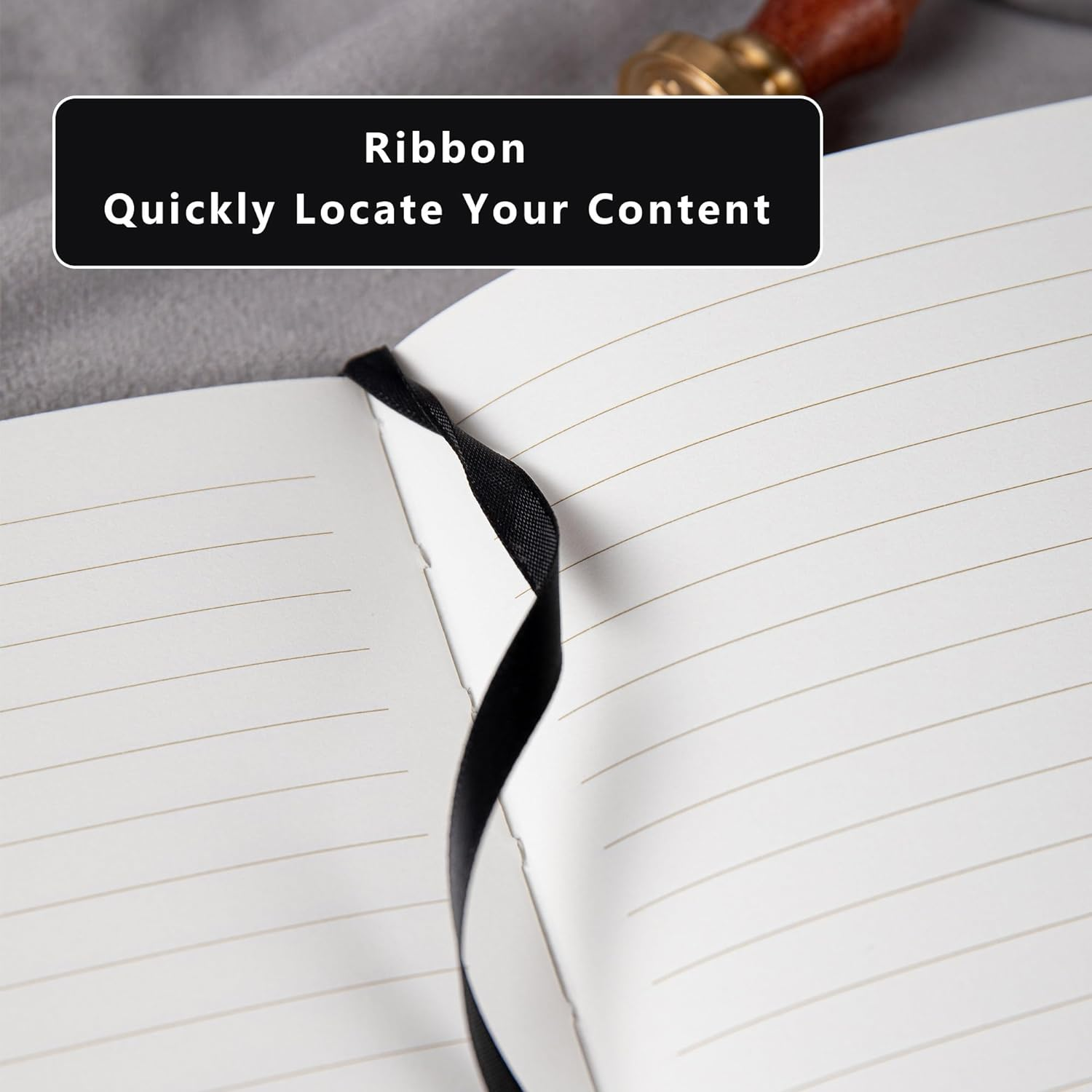 Constellation Leather Journal with Lock, Zodiac Moon Sun Diary for Writing, B6 Notebook with Lined Paper for Women & Men (Black) image number 1