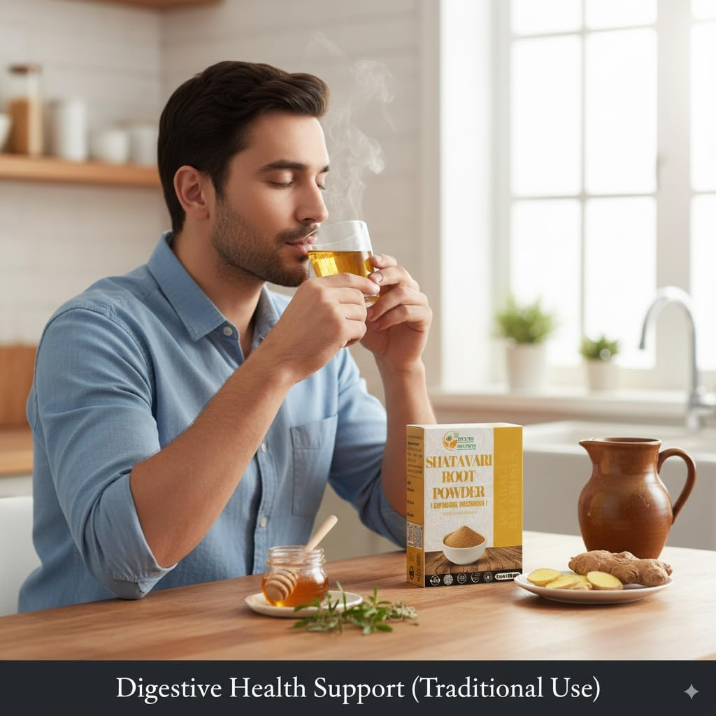 Herbs Botanica Shatavari Powder 150G &ndash; Pure, Natural Herbal Powder for Smoothies, Juices, Cooking & DIY Recipes image number 1