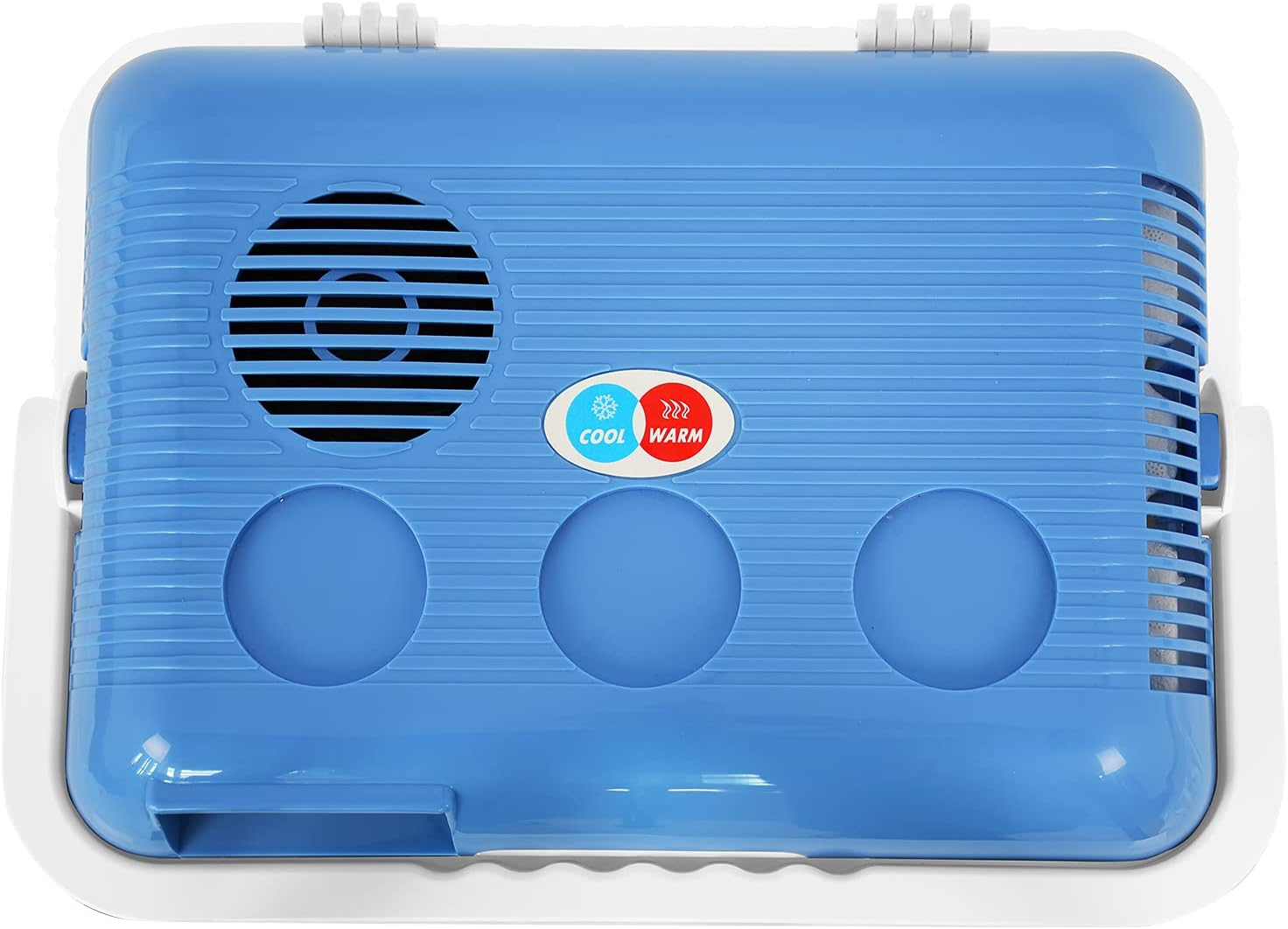 Mini Fridge Electric Cooler and Warmer Car- 12V DC Electric Cooler Car Refrigerator with Automatic Locking Handle, 24L Portable Car Fridge for Travel and Camping image number 5