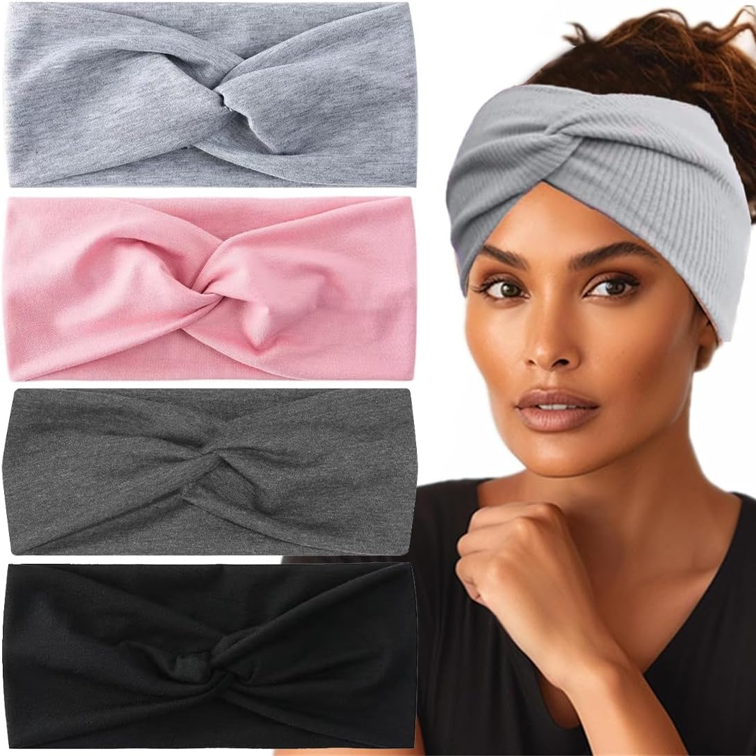 Aililong Elastic Hair Bands Girls, Children'S Headbands Thin Summer Non-Slip Training Yoga Headband Women Girls