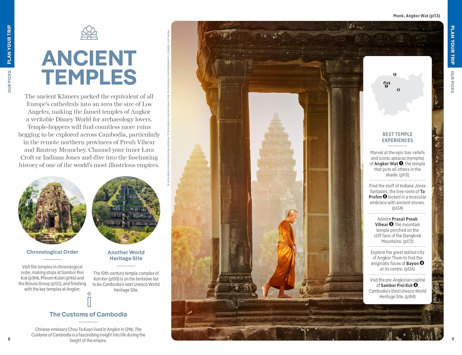 Lonely Planet Cambodia: Detailed Itineraries | Travel like a Local | Insider Tips | Covers Phnom Penh, Siem Reap, Angkor Temples, South Coast, Eastern Cambodia, and More image number 3