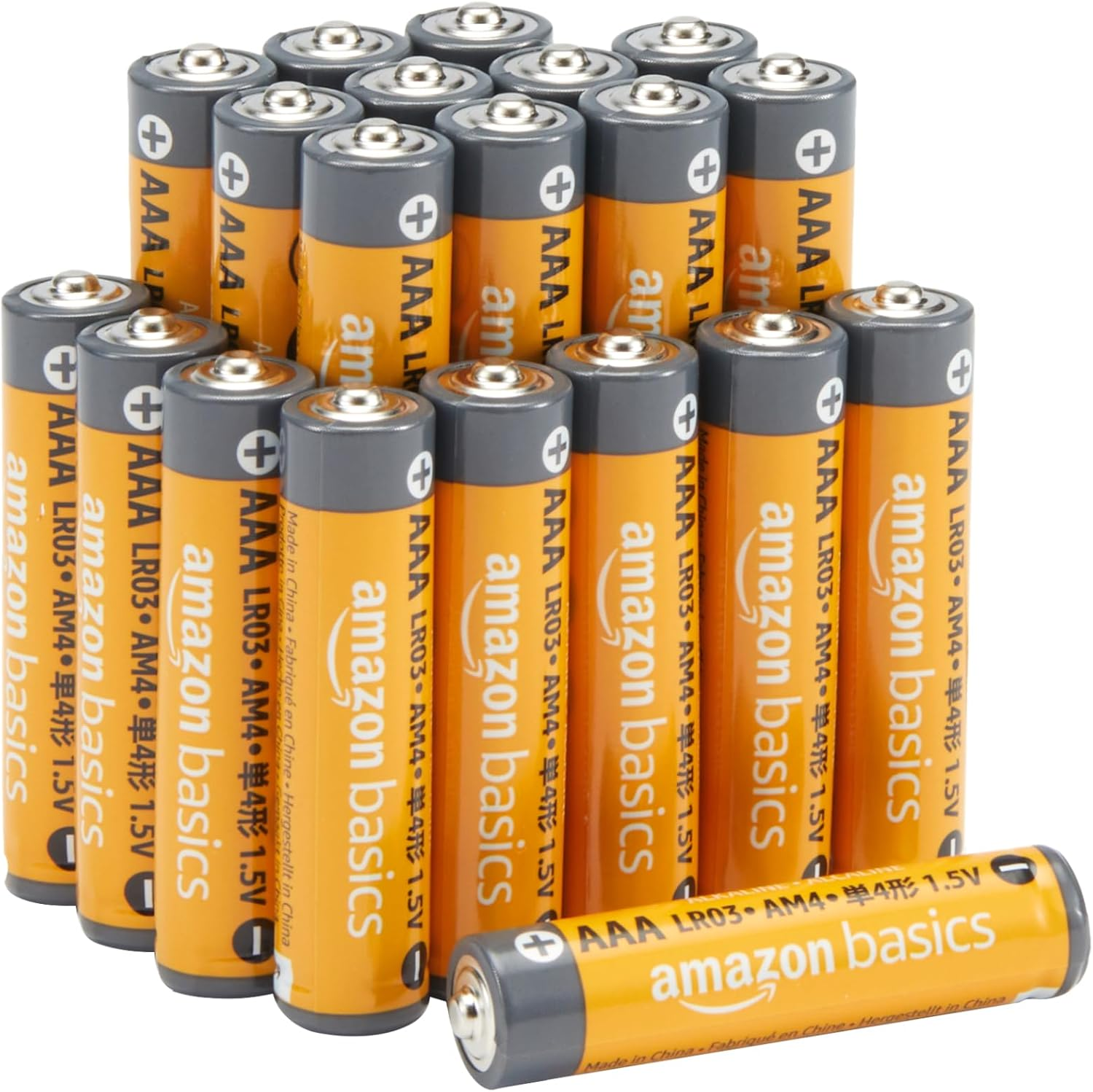 Amazon Basics 36 Pack AAA High-Performance Alkaline Batteries, 10-Year Shelf Life, Easy to Open Value Pack image number 6