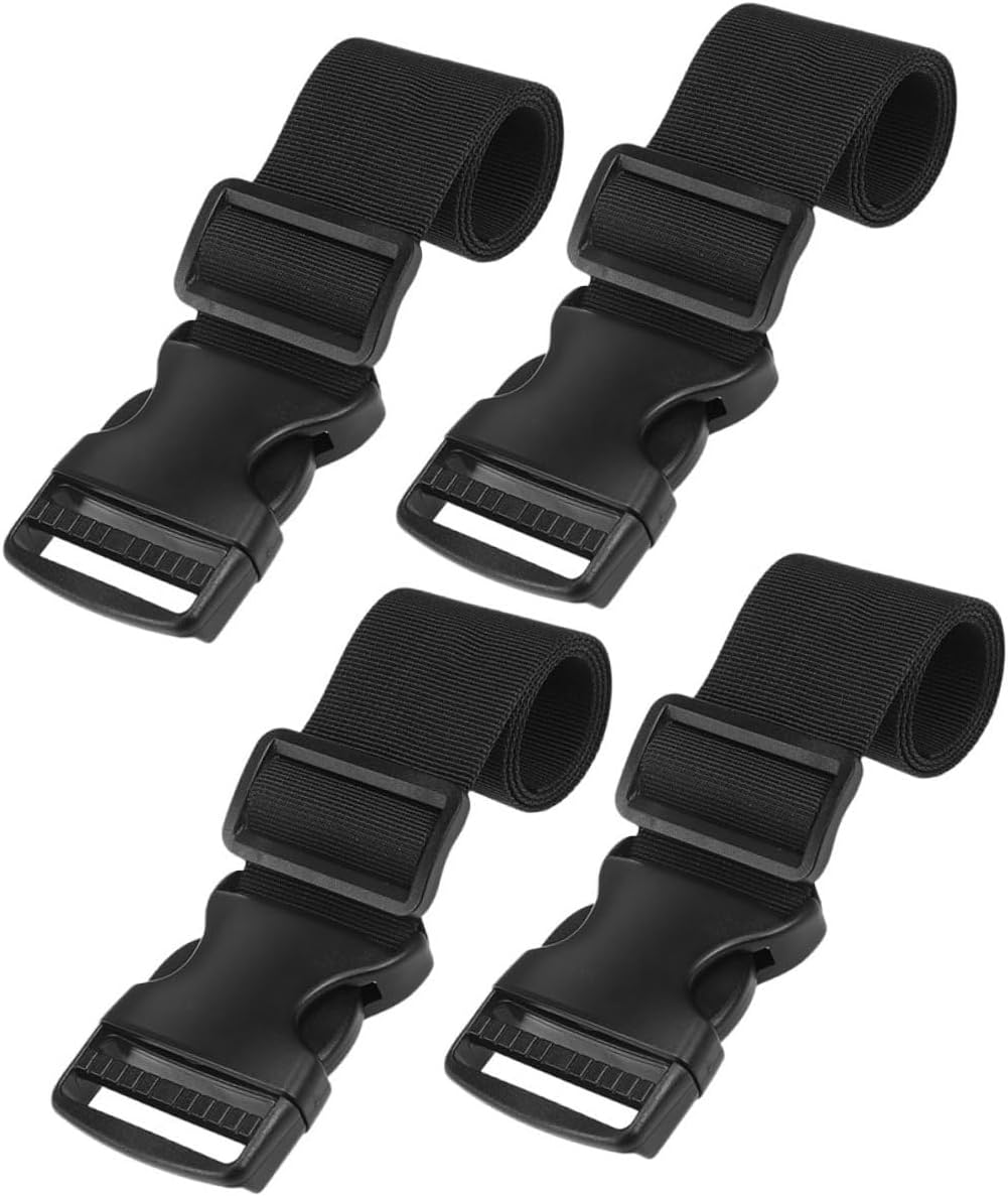 HOODANCOS Adjustable Luggage Straps Outdoor Nylon Buckle Tie down Straps for Suitcases Travel Accessories with 4Pcs Pack for Hiking and Outdoor Adventure image number 5