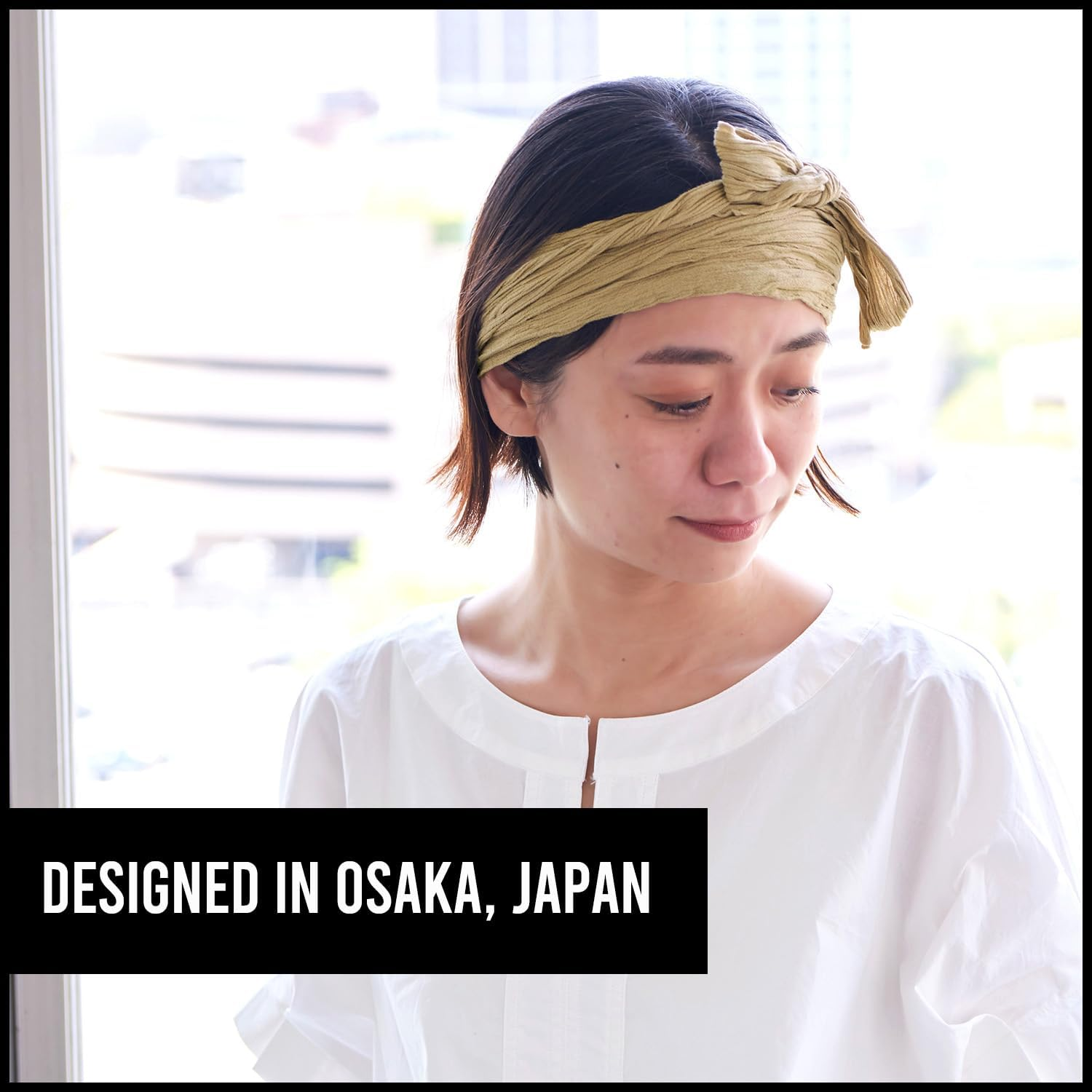 CHARM Womens Headband Boho Headwrap - Turban Head Wrap Festival Retro Hair Accessory Pirate Hairband Dark Red image number 2