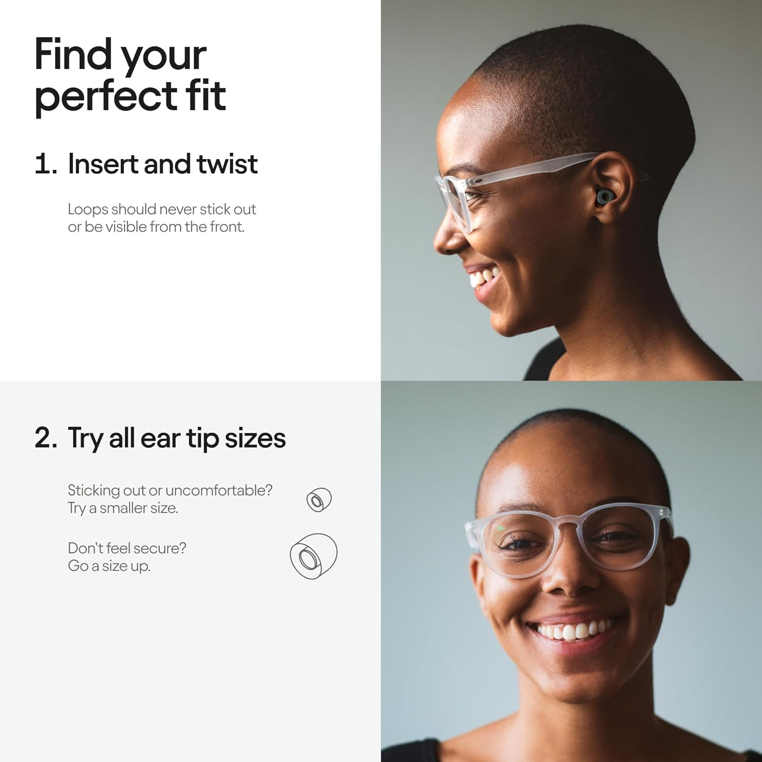 Loop Experience plus Earplugs - High Fidelity Hearing Protection for Musicians, Djs, Drummers, Festivals, Concerts and Nightlife &ndash; 18Db Noise Reduction Ear Plugs &ndash; Extra Accessories Incl - Silver - Gold image number 6