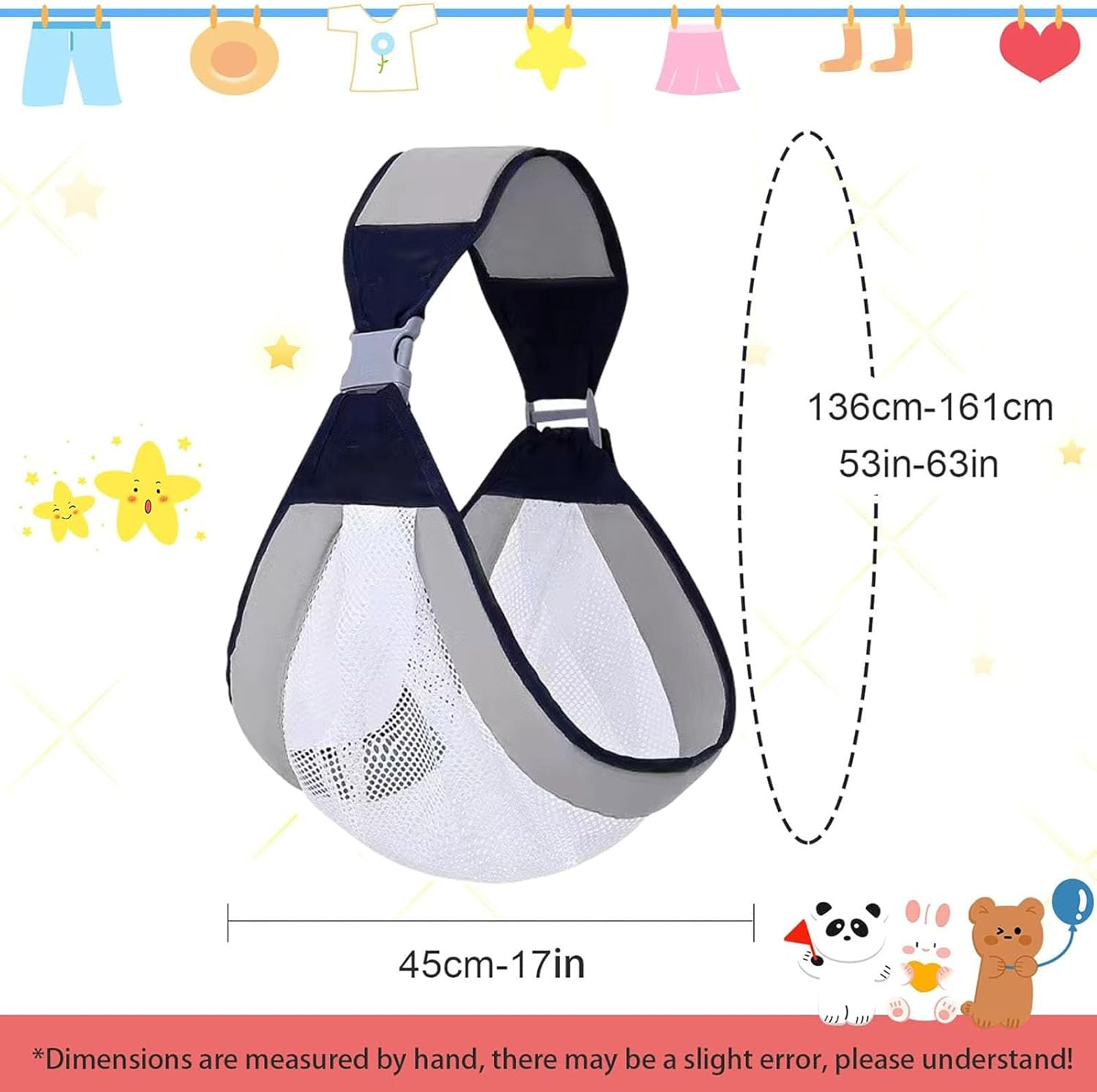 Lbs Pet Carrier Holder Upgraded Front Carrier Infant Cotton Breathable Dog Outdoor Cat Hip for Mesh Carrier image number 6