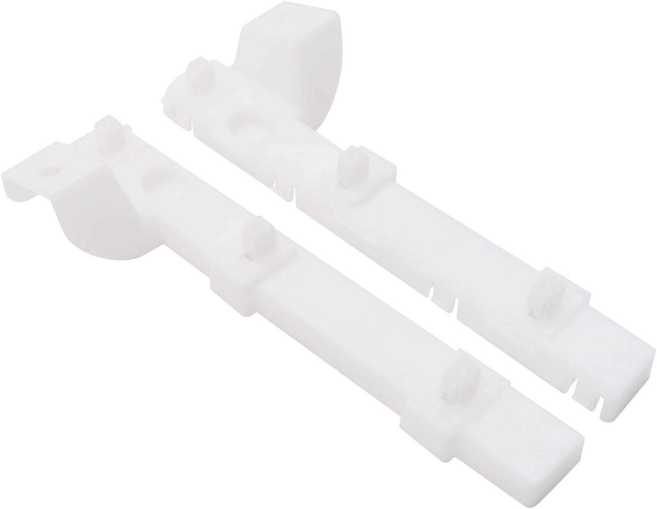 FZJDSD Front Bumper Grille Bracket Right & Left 6400F549 6400F550 Compatible with Mitsubishi Lancer DE ES GTS 2.0L L4 except EVO 2008-2017 Front Bumper Bracket Cover Support Mount