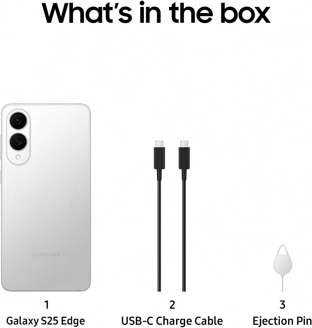 Samsung Galaxy S25 Edge [AU Version] 12GB RAM, 512GB Storage, Titanium Silver image number 7