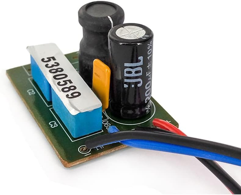 JINGERL 2PCS 2 Way 60W Speaker Treble Bass Frequency Divider Home Theater Hifi Stereo DIY Audio Crossover Filters