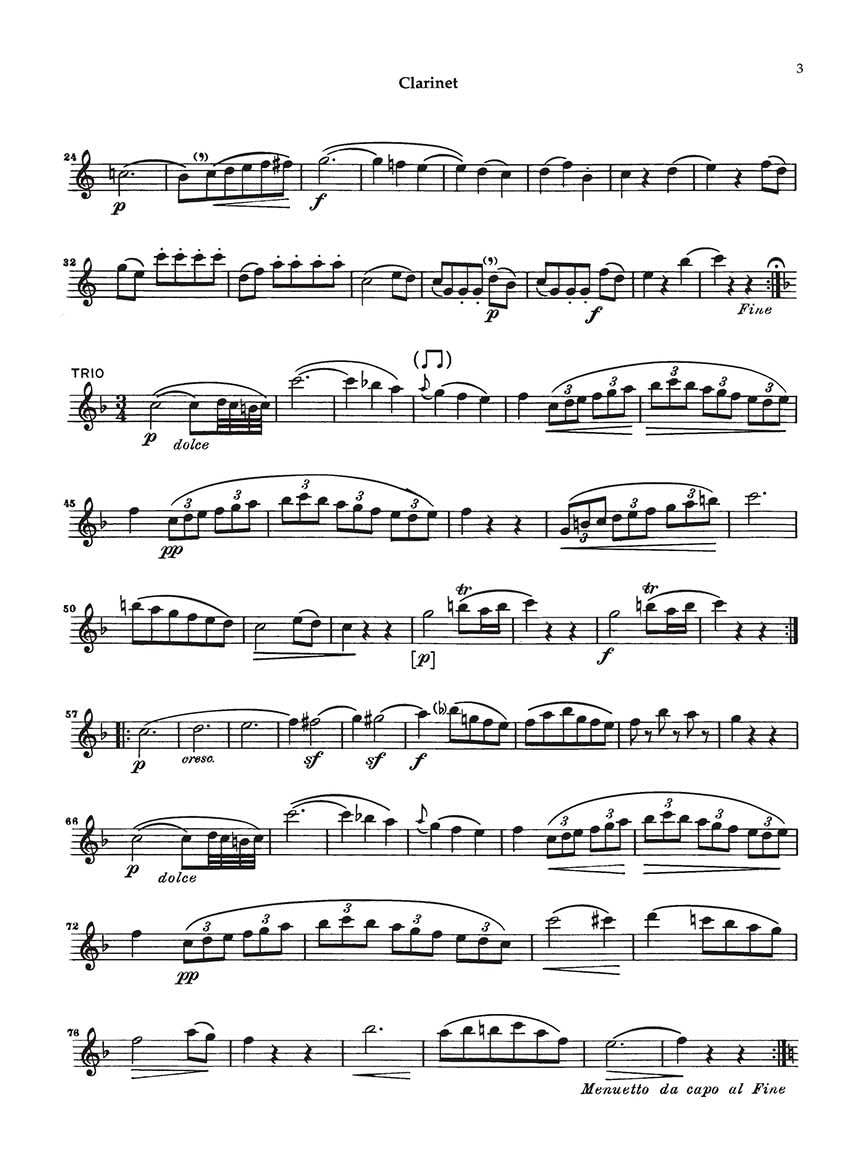 Rubank Book of Clarinet Solos Intermediate Level Clarinet Sheet Music Book with Online Audio 11 Classical and Festival Pieces by Mozart Handel Schumann and More Hal Leonard Collection image number 3