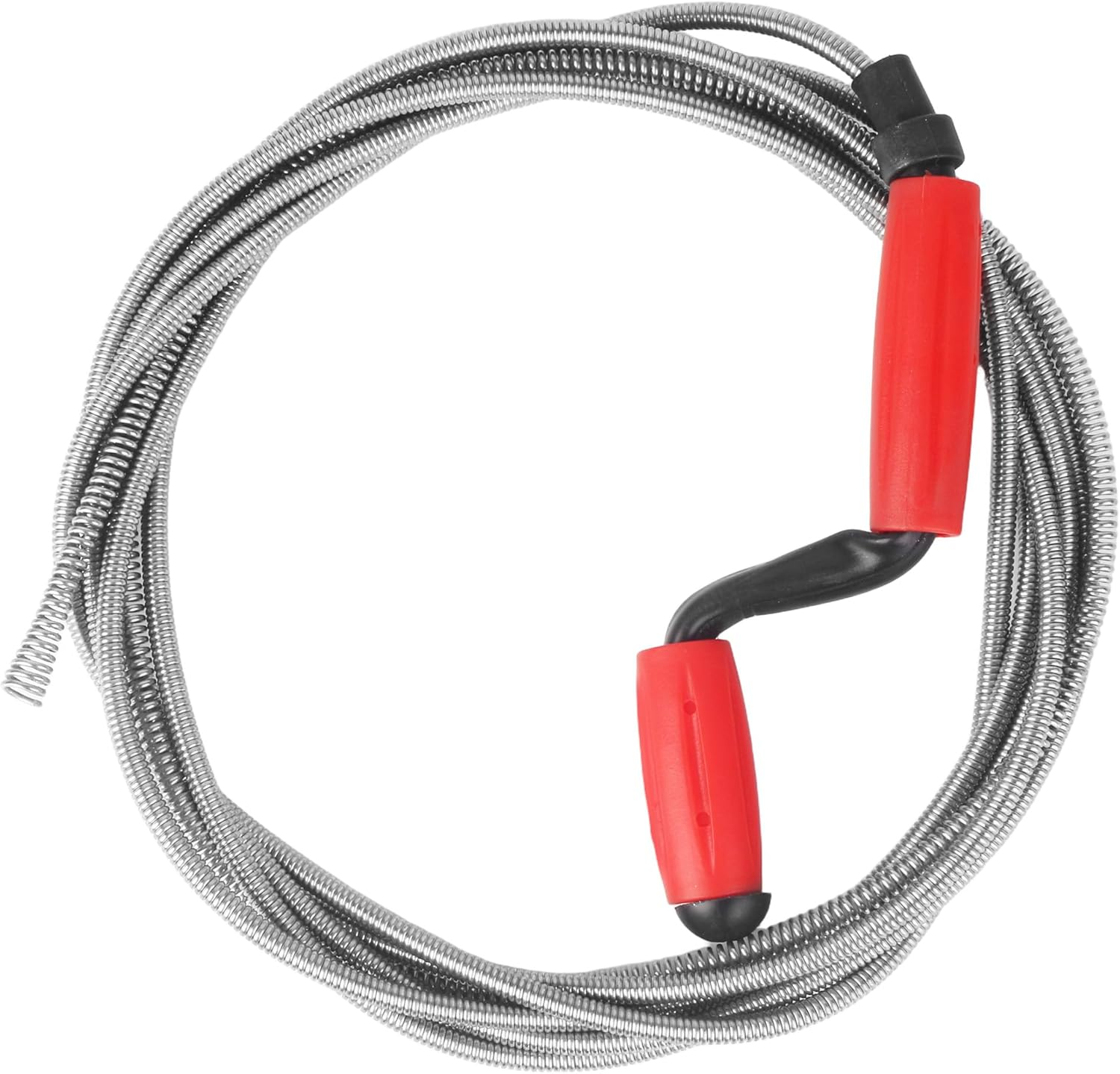 Pipe Cleaning Spiral 5 M X 6 Mm Drain Cleaner Spiral, Flexible Drain Spiral Pipe Cleaner for Kitchen, Bathroom, Shower, Sink, Stubborn Blockages Removal image number 6