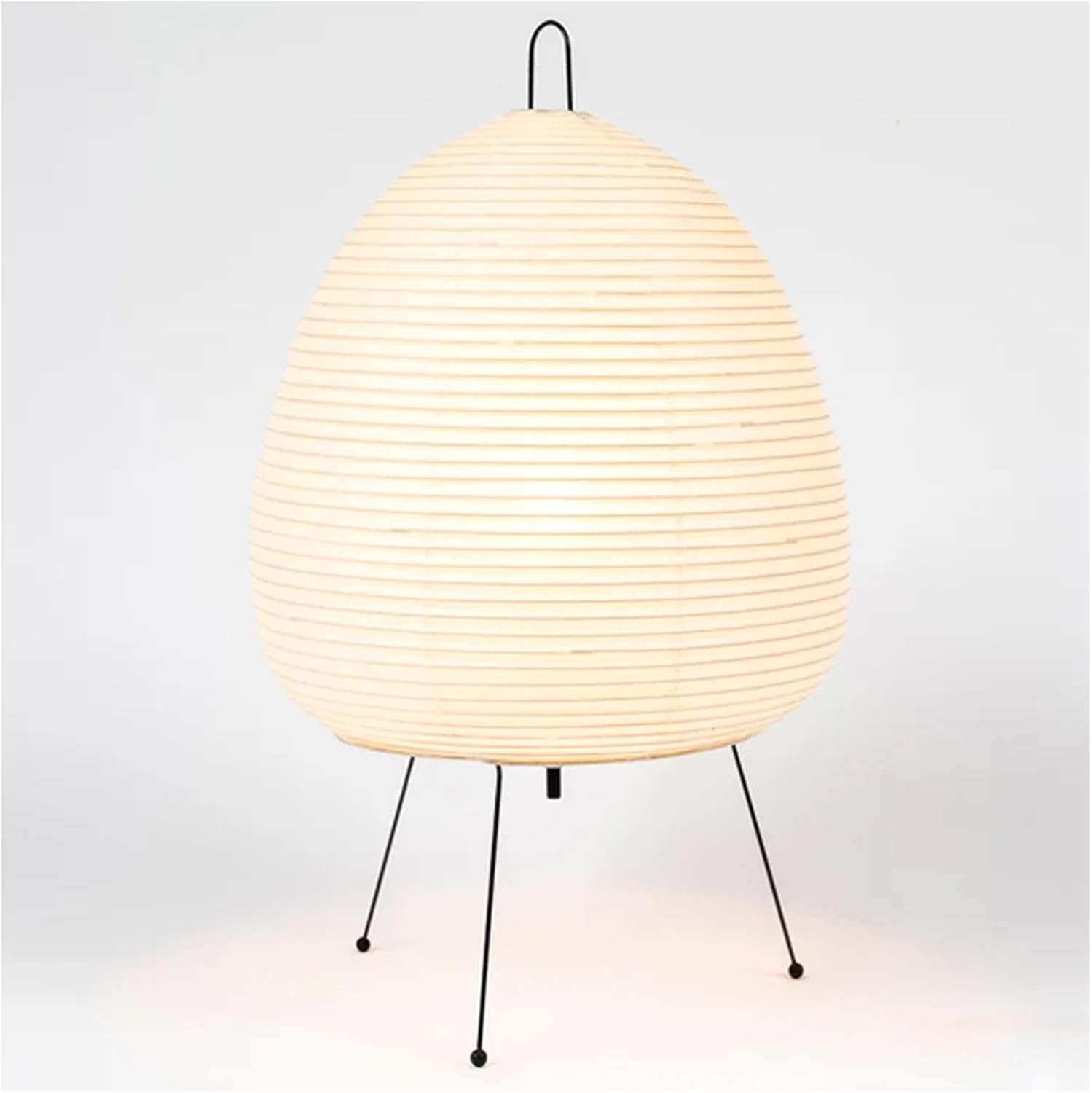 Retro Japanese Lantern Design Printed Rice Paper Lamp for Bedroom & Desktop Decoration image number 1