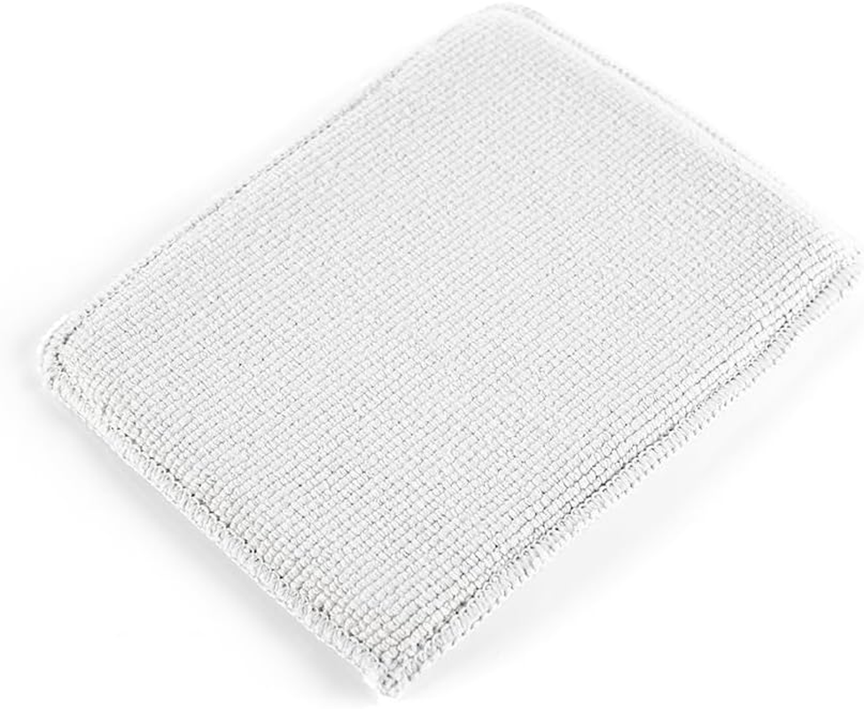 The Rag Company - Jersey Bug Scrubber Pads - Pearl Weave, Easily and Safely Trap Bug Splatter in Sponge, Safe on All Finishes, 4In X 6In, Ice Grey (5-Pack) - Blue image number 3