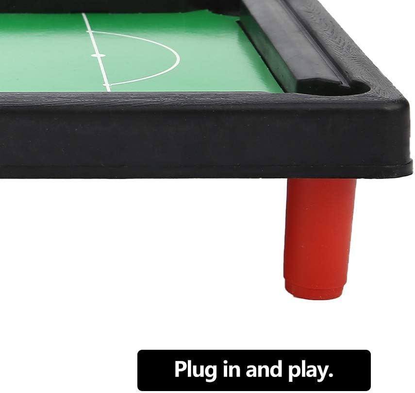 High Simulation Mini Snooker Game Set Mini Pool Table, Portable Small Size 13X9.5X2.6Inch Tabletop Pool, Lightweight for Praty for Family Playing