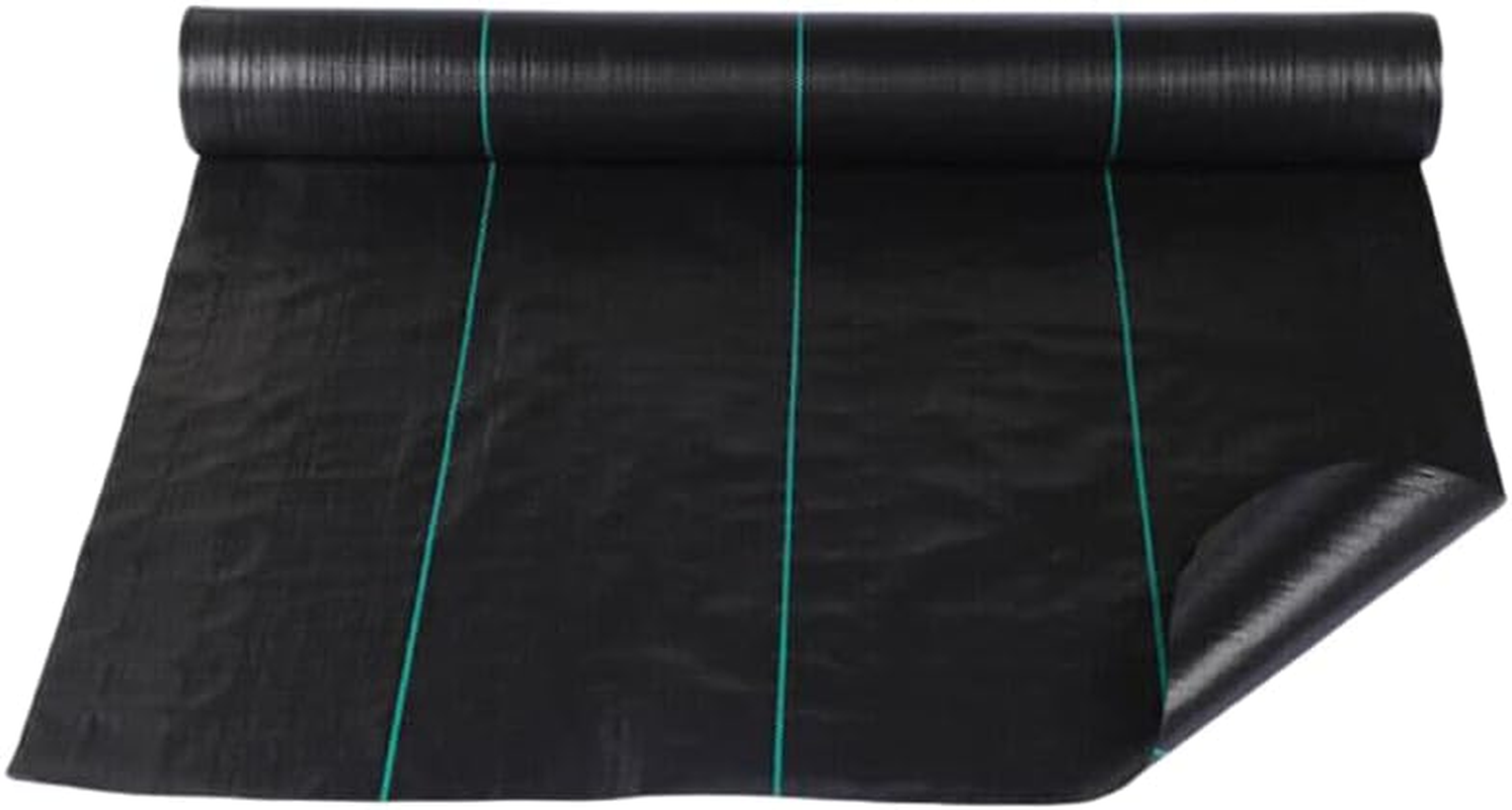 1.2 * 50M Weedmat Weed Control Mat Matting Woven Fabric Plant PE - Chemical-Free Weedmat for Gardens, UV Resistant Woven Ground Cover image number 2