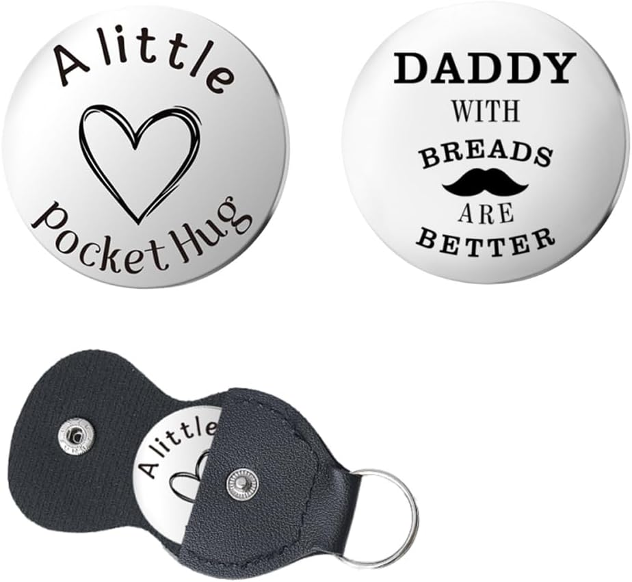 Aunt Mom Grandma Mothers Day Gifts for Women Wife Dad Grandpa Uncle Fathers Day Presents for Men Husband Pocket Token