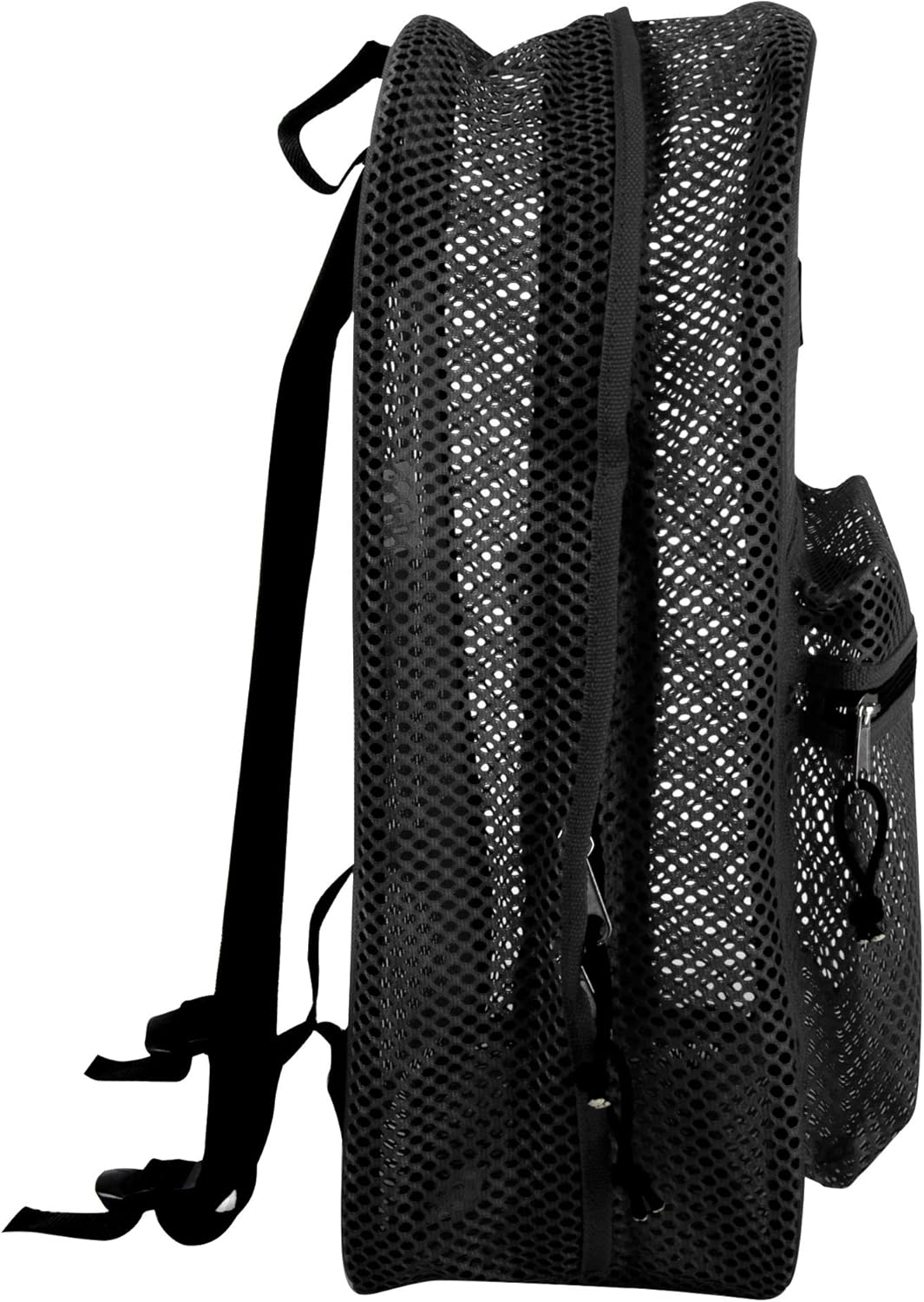 Summit Ridge Colorful Transparent Mesh Backpacks with Padded Straps for Kids, Adults, School, Beach, and Travel