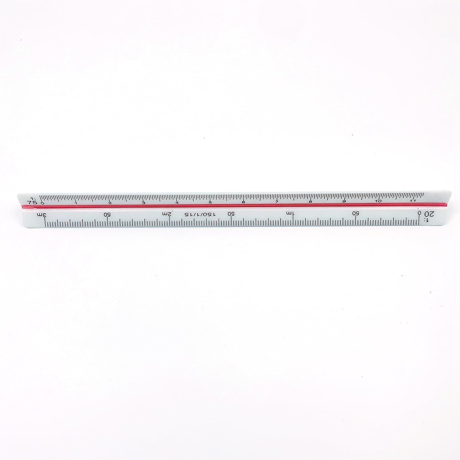 Triangle Scale (15 Cm), Drafting Supplies, Scale Ruler, for General Use, Plastic, Special Scale Scale, Large, 1/100, 1/200, 1/250, 1/300, 1/400, 1/500 image number 2