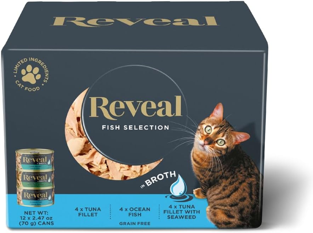Reveal Fish Deluxe Selection in Broth 12X70G Tin image number 3