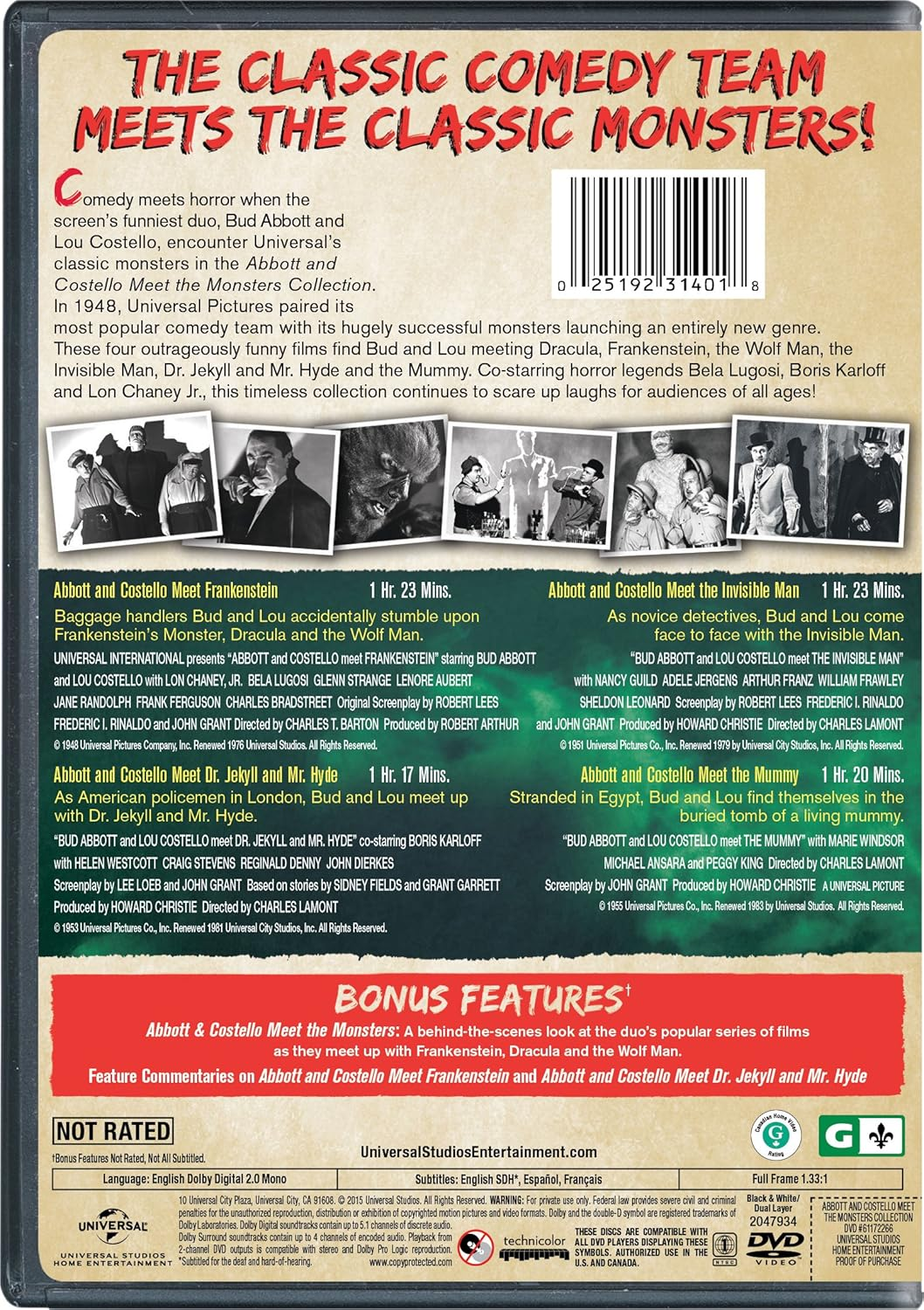 Abbott & Costello: Meet the Monsters Collection