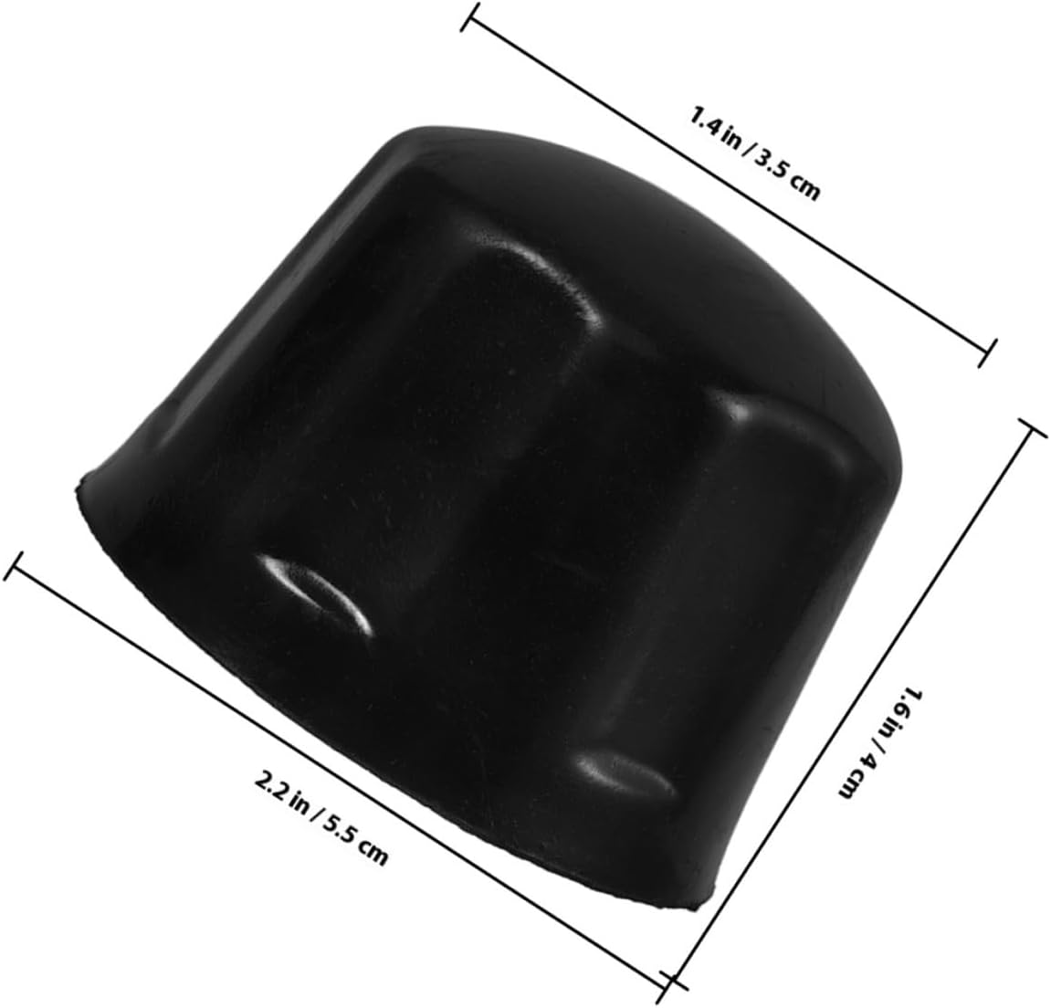 SOESFOUFU 2Pcs ATV Wheel Hub Caps Replacement Tire Rim Covers Rubber Dust Rim Kart Part Easy Installation image number 1