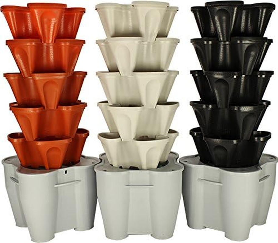 Solar - Smart Farm Hydroponic Tower Garden - Mr Stacky Australia (Black)