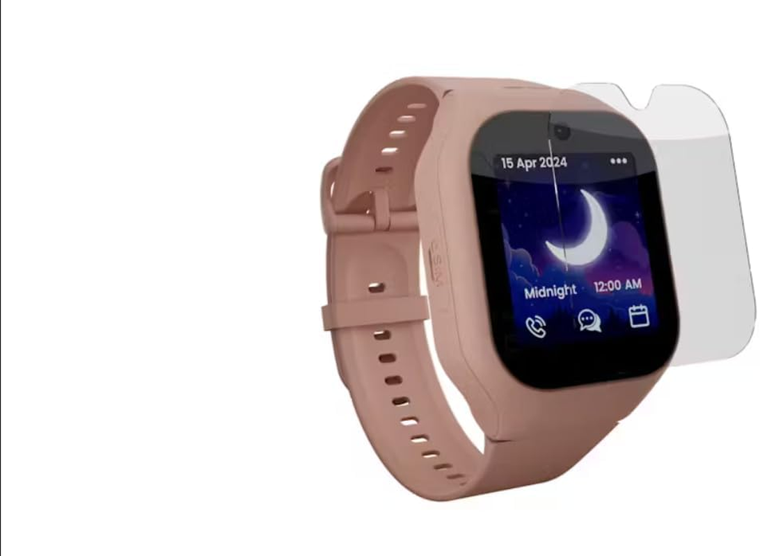 Pixbee Kids Smart Watch Screen Protector - 7H Tempered Glass Guard with 3-Layer Protection - 2 Pack DIY Installation Kit - Compatible with 4G Video Smartwatch image number 4