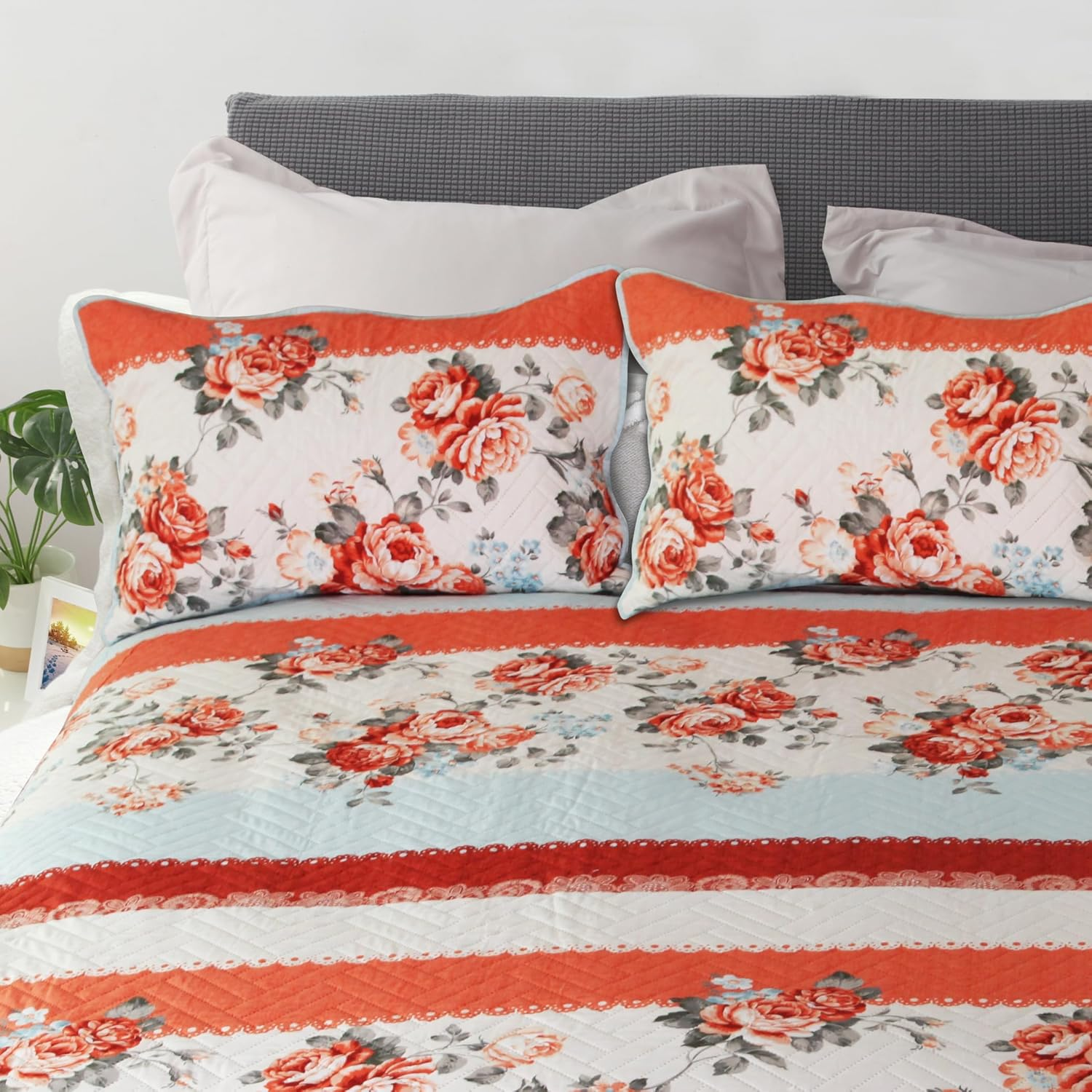 Ramesses Printed Comforter Set Single Autumn Garden
