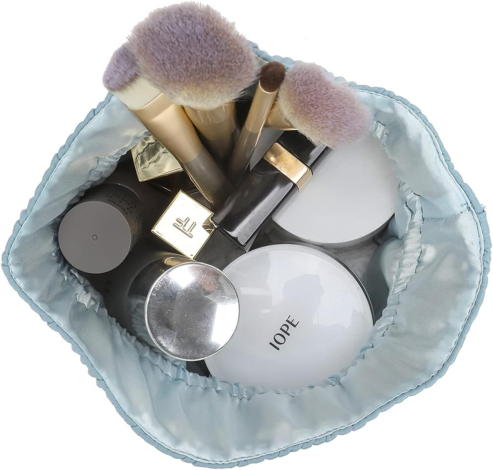 Cosmetic Makeup Beauty Travel Bag Corduroy Design Water Resistant Material Drawstring Closure and Is Lightweight Collapsible Compact from Paton Travel Australia image number 5